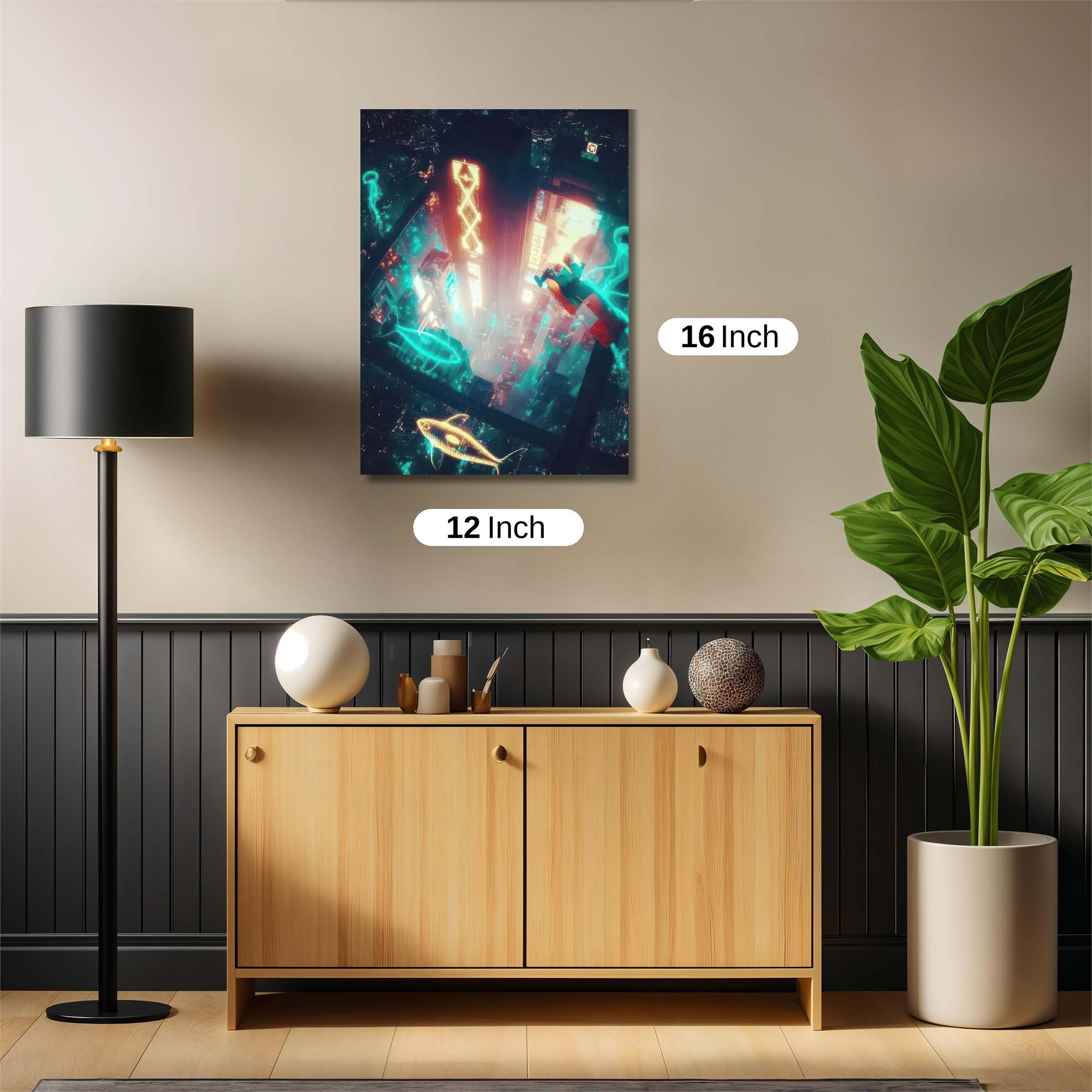 Neon Dive Safe Wall Magnetic / M