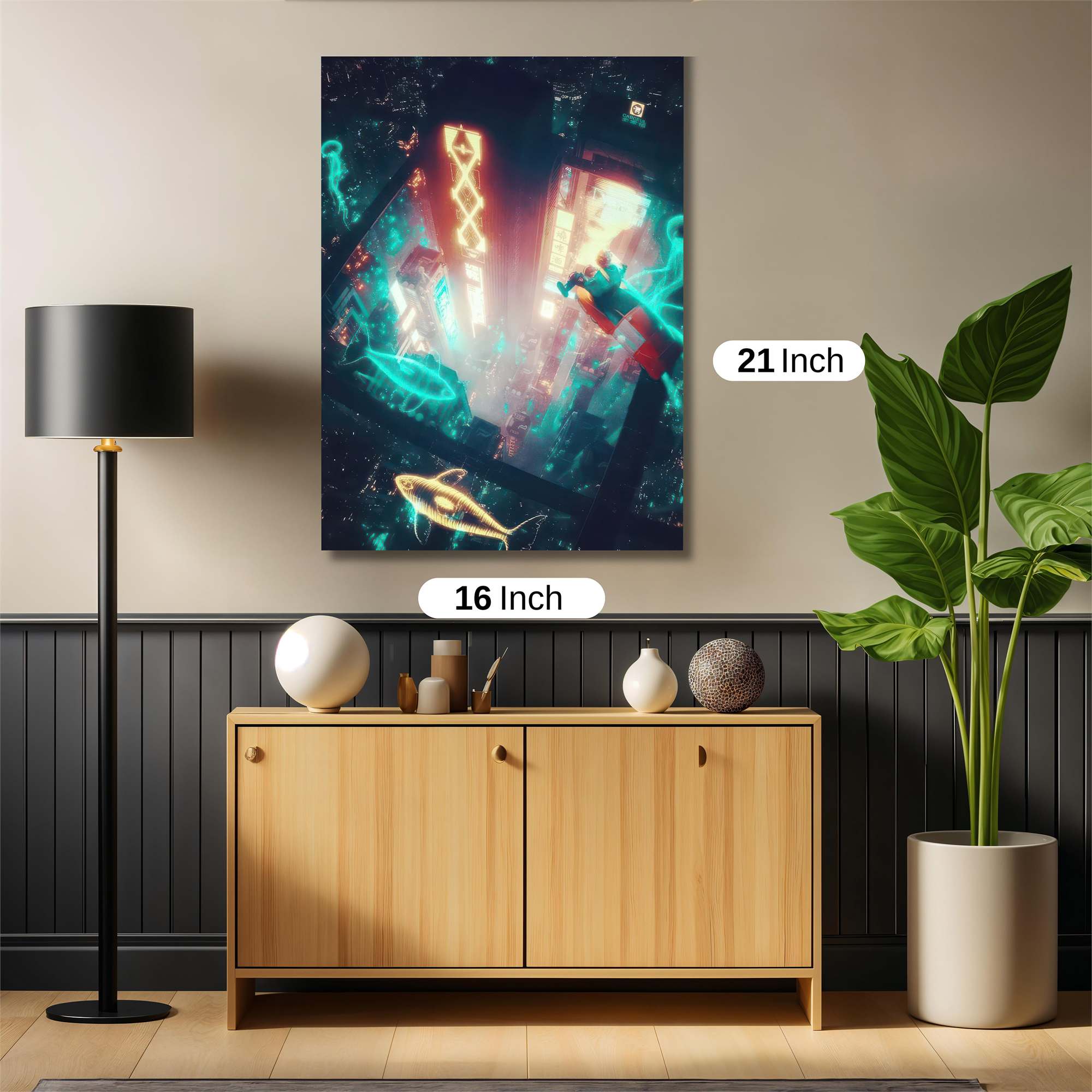 Neon Dive Safe Wall Magnetic / M