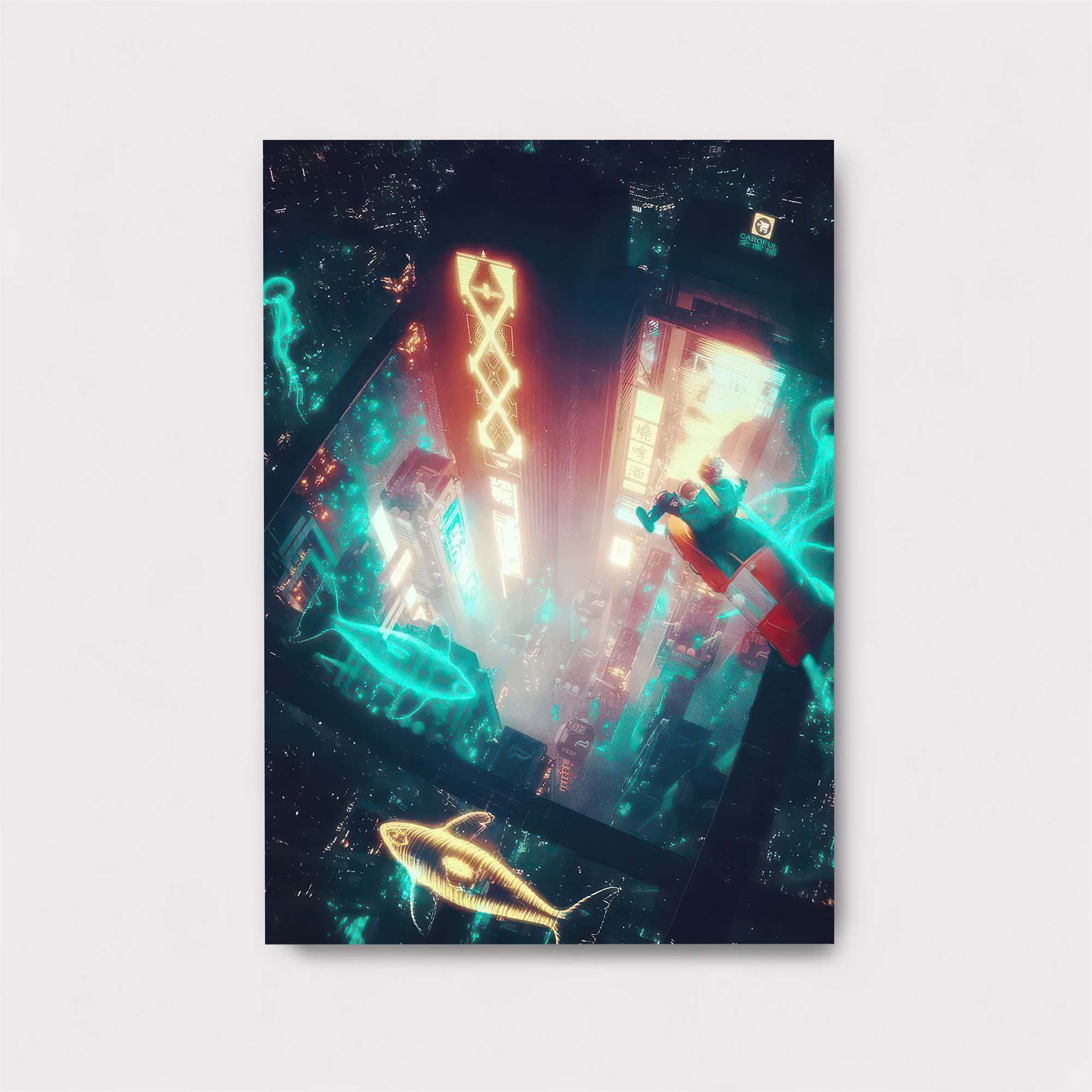 Neon Dive Safe Wall Magnetic / M