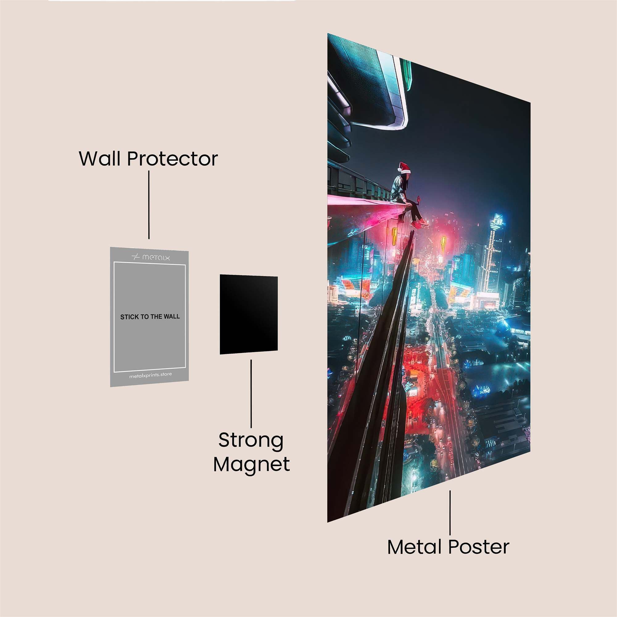 Spider-Manic Safe Wall Magnetic / M