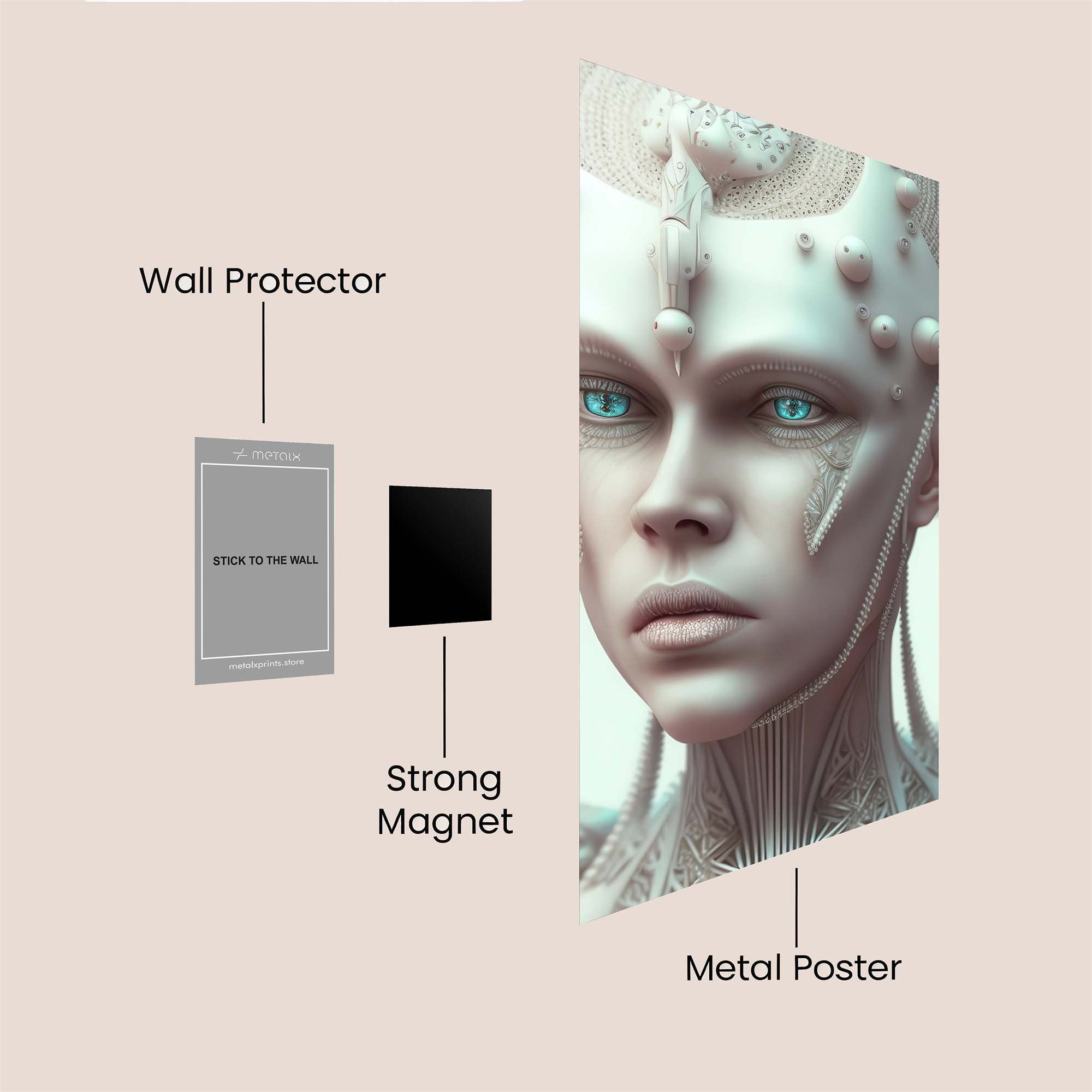 Cyberpunk Dream Safe Wall Magnetic / M