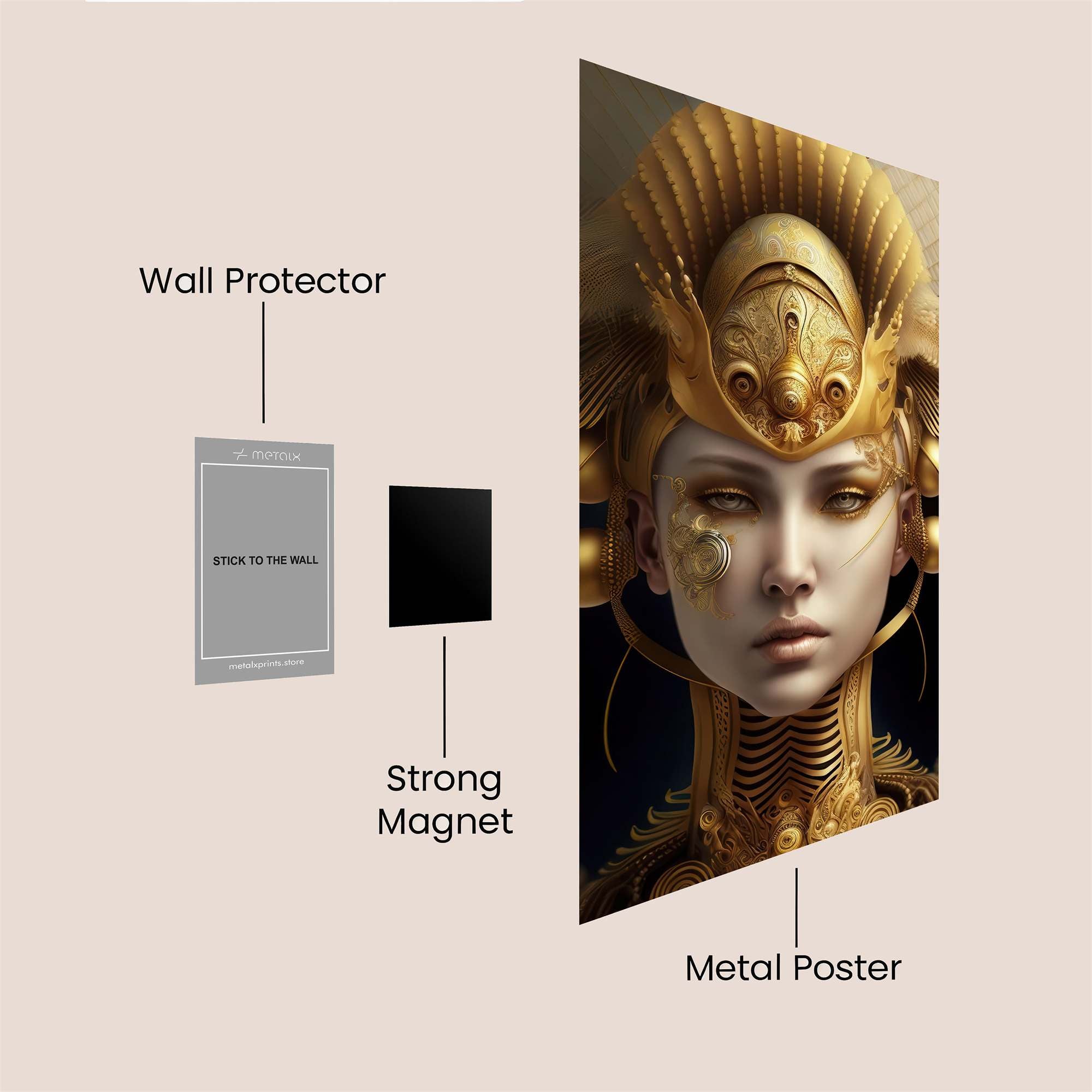 Sunset Serenity Safe Wall Magnetic / M