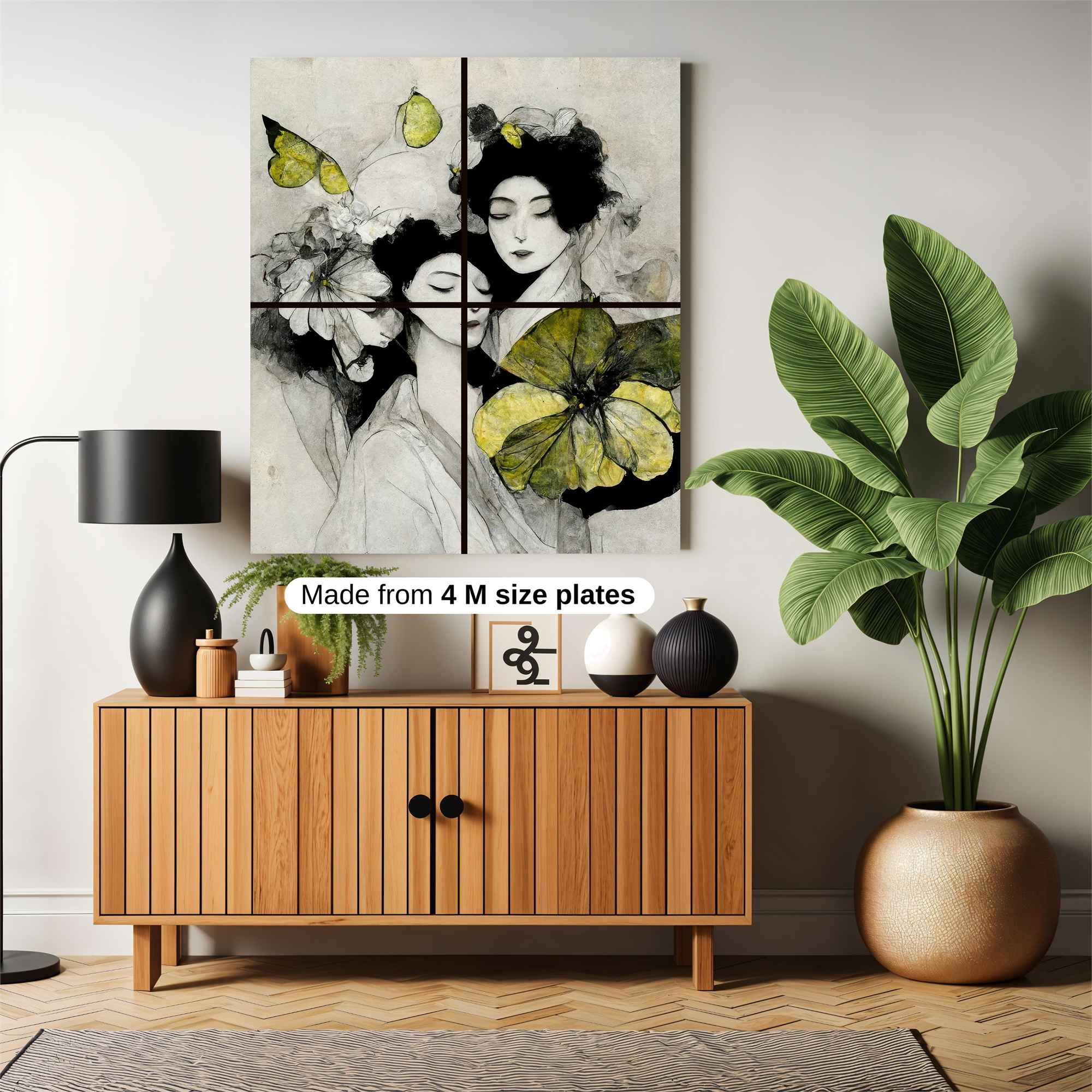 Treehouse Tranquility Safe Wall Magnetic / M