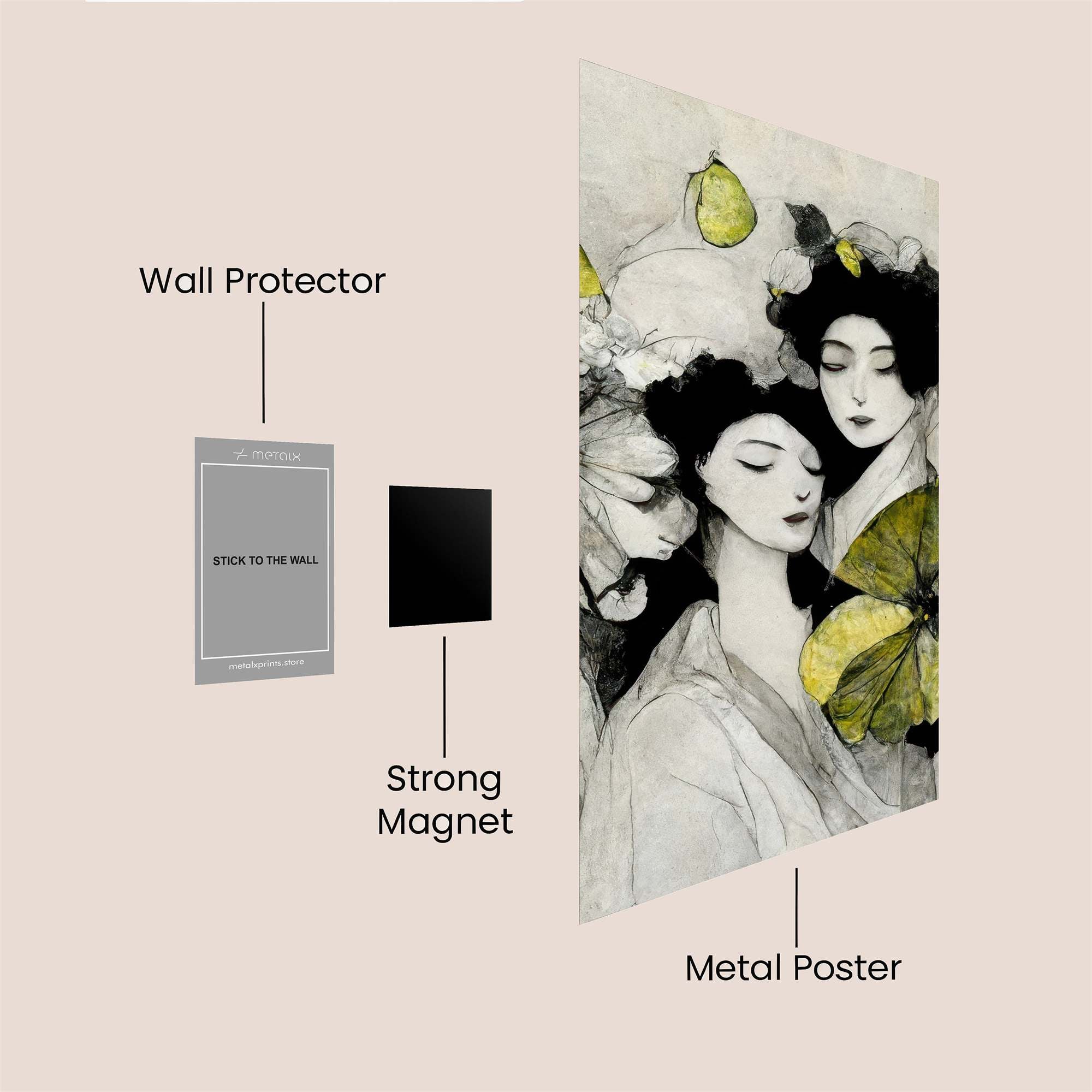 Treehouse Tranquility Safe Wall Magnetic / M