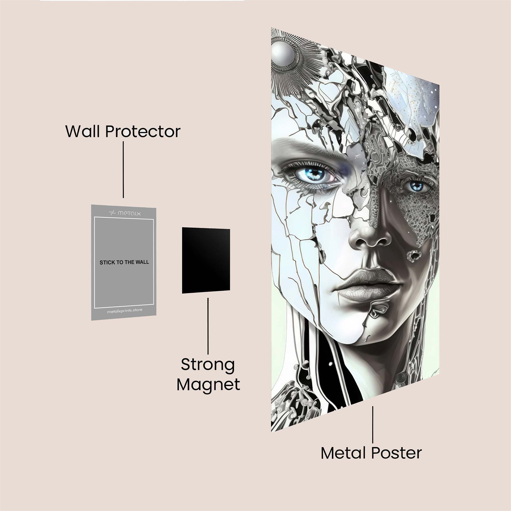 Fuji Serenity Safe Wall Magnetic / M