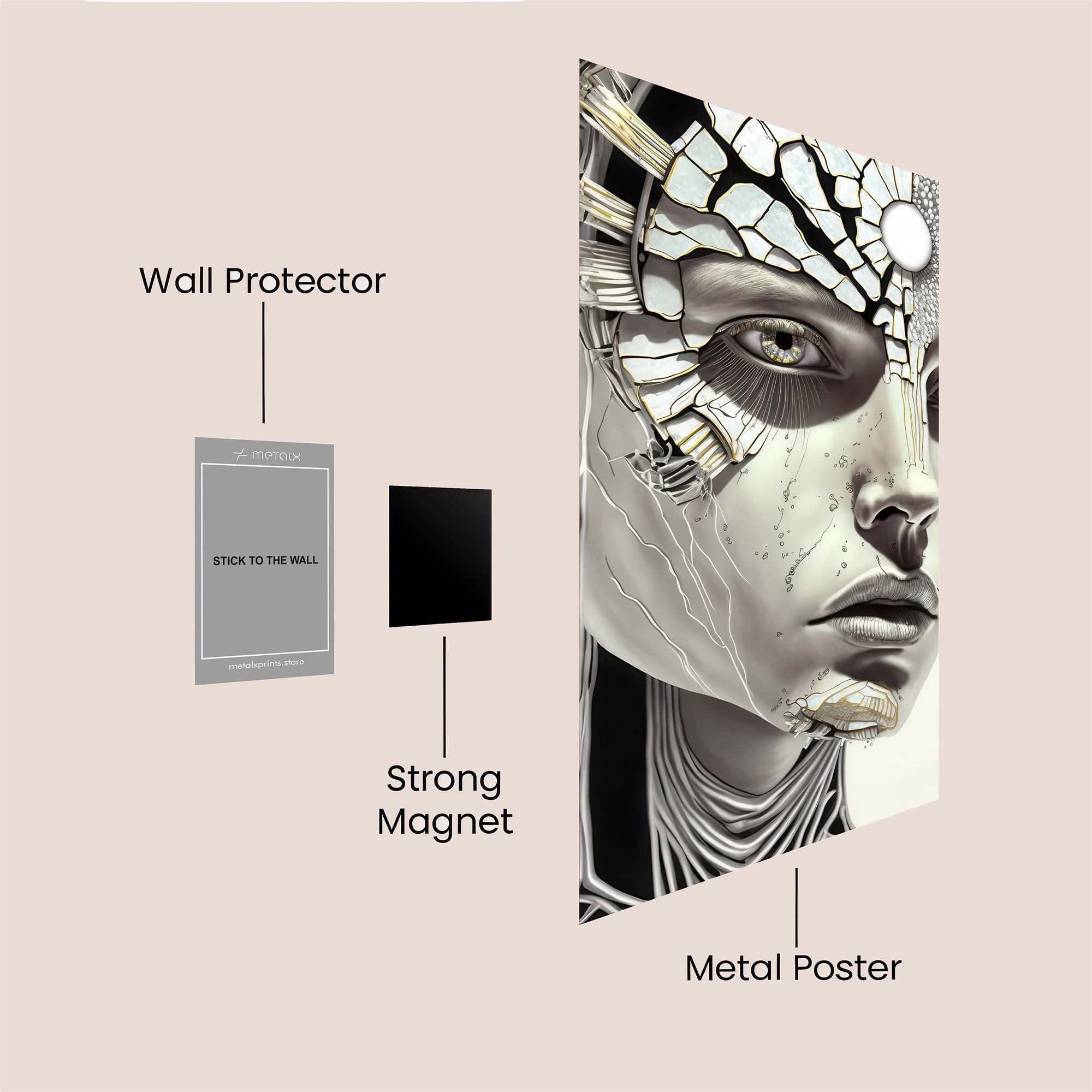 Village Dreamscape Safe Wall Magnetic / M