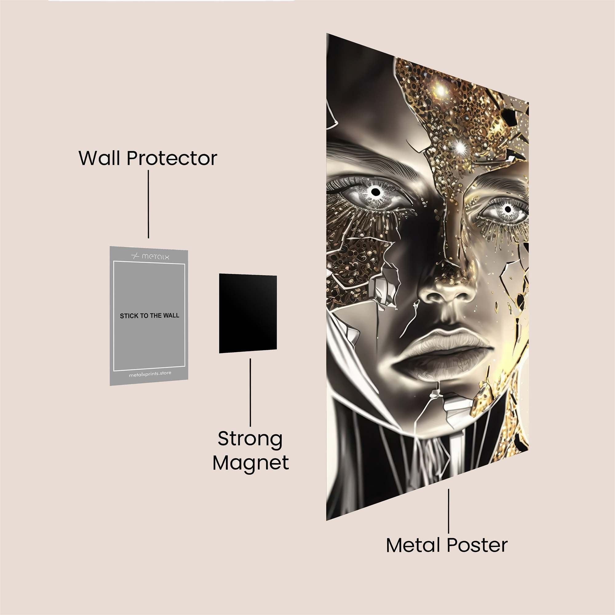 Sunset Serenity Safe Wall Magnetic / M