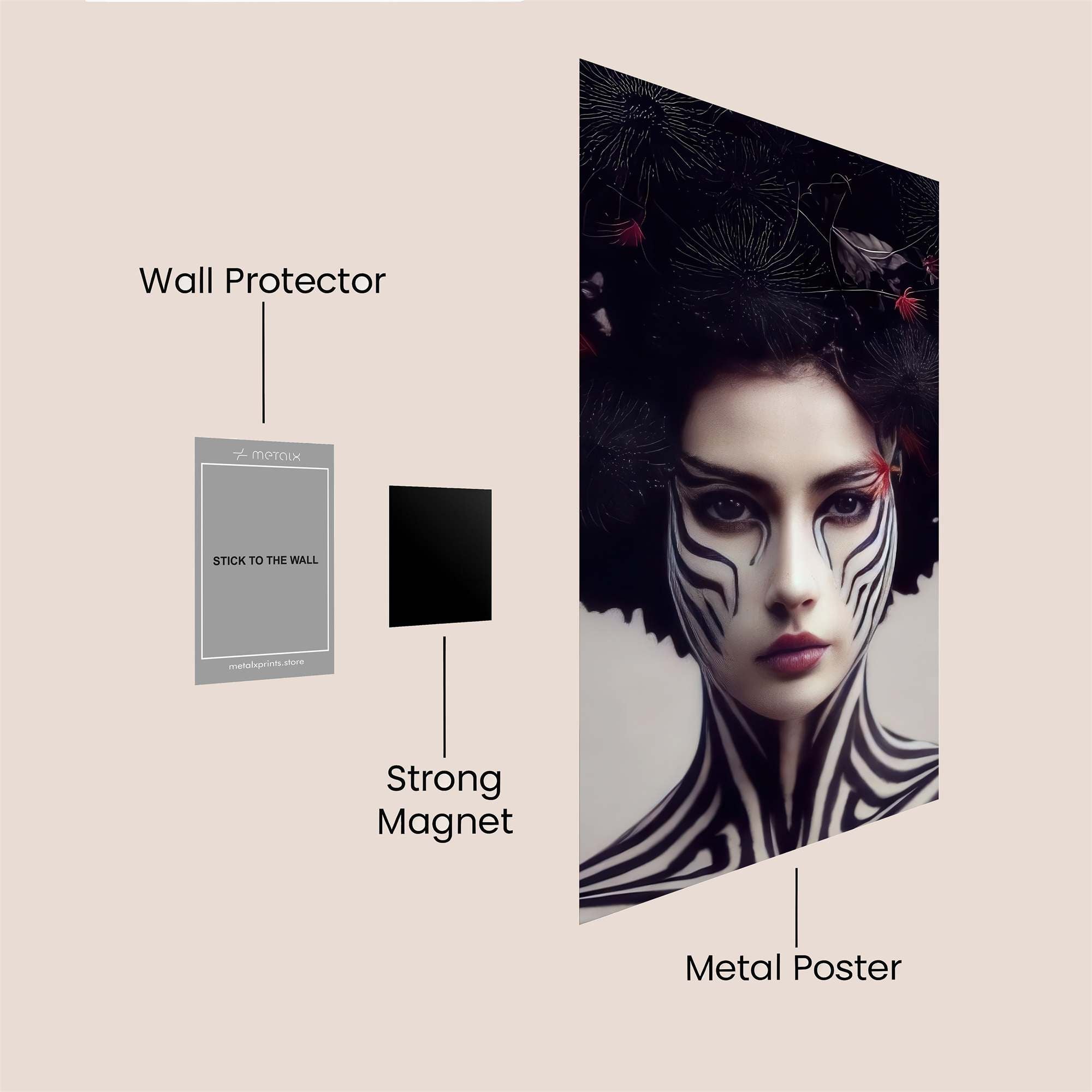 Mountain Serenity Safe Wall Magnetic / M