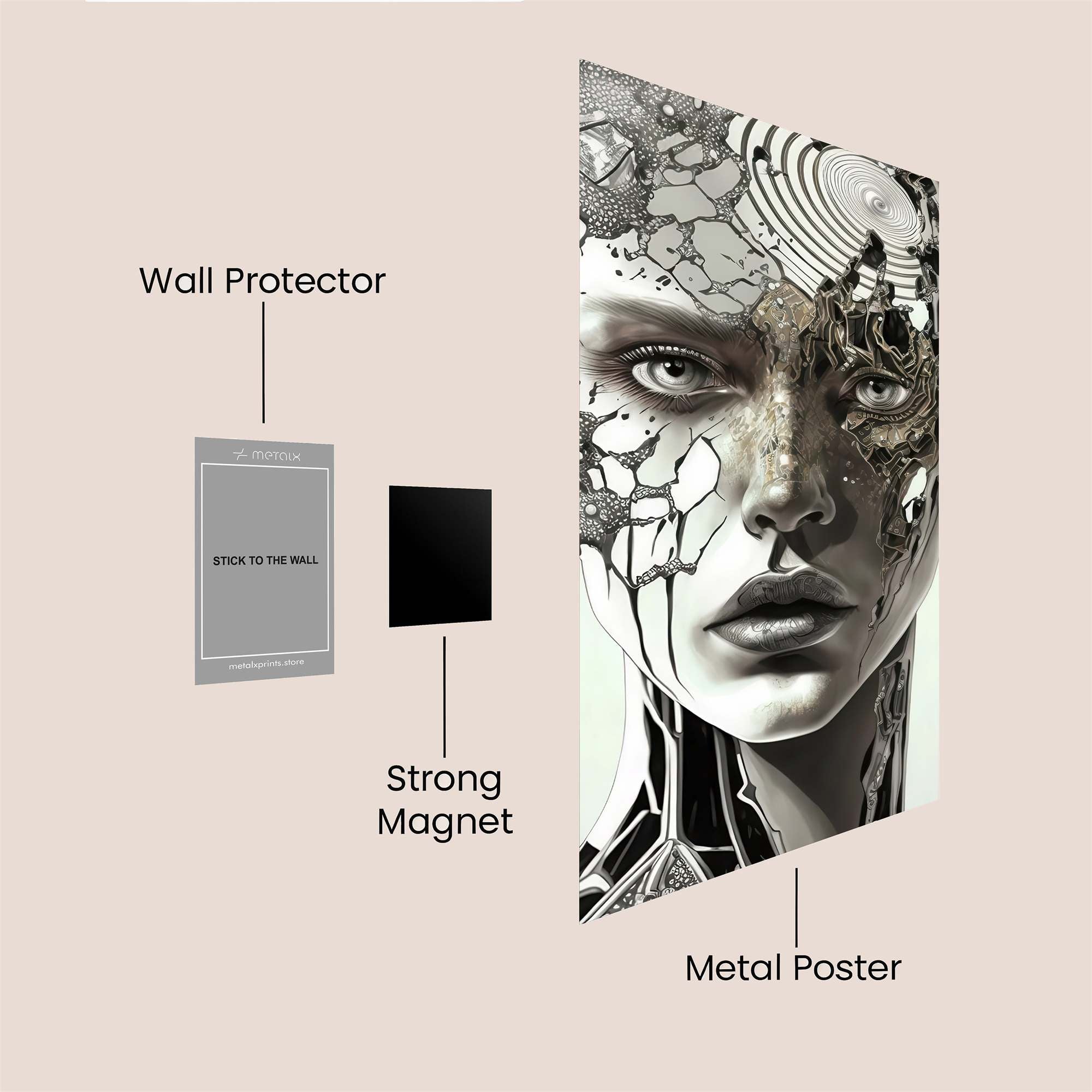 Castle Serenity Safe Wall Magnetic / M