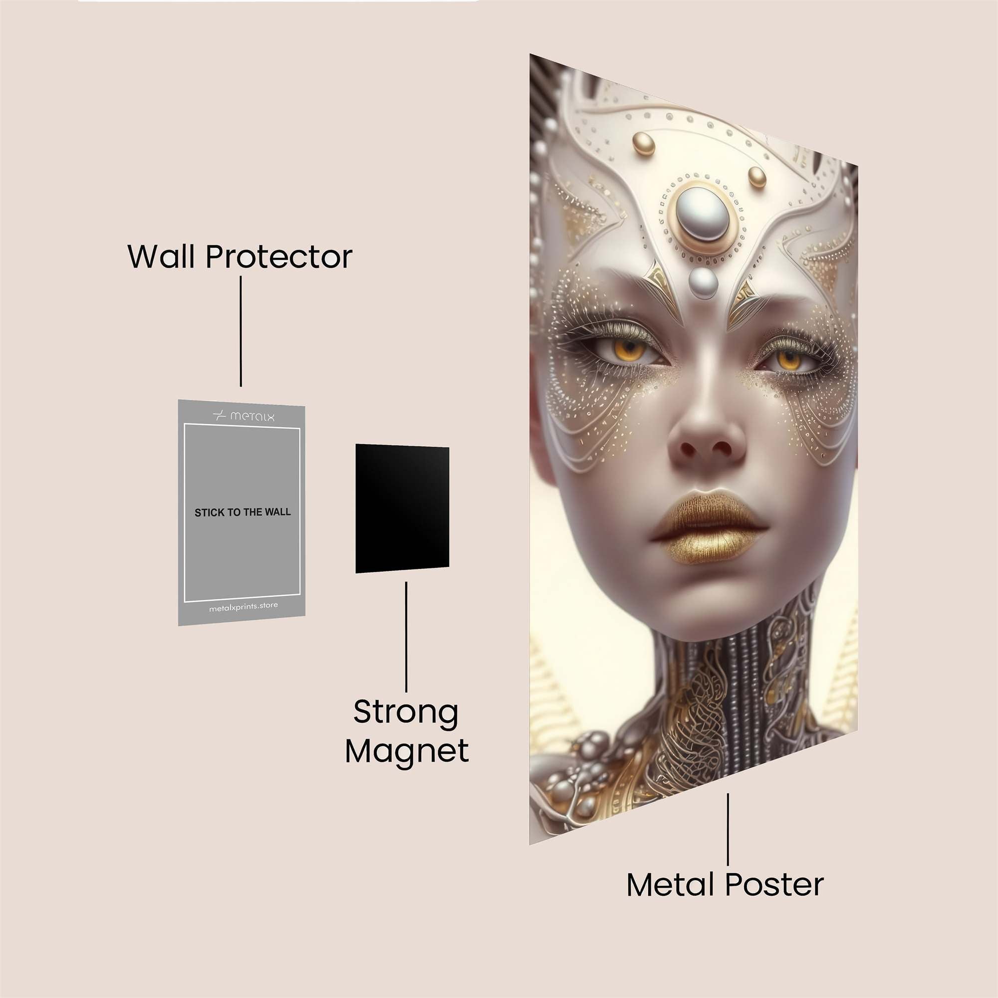 Castle Serenity Safe Wall Magnetic / M