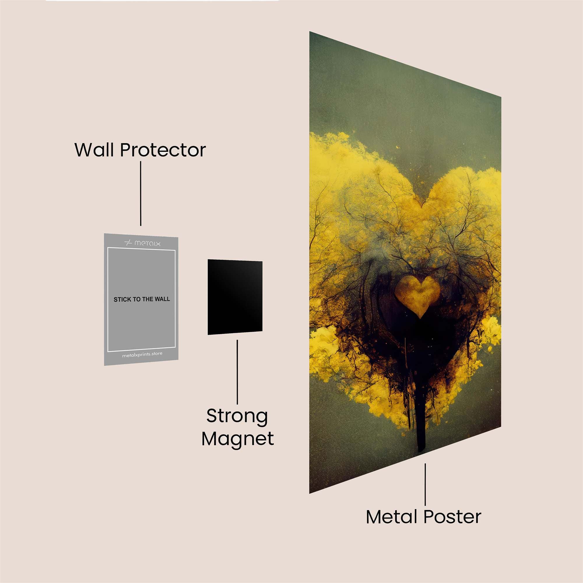 Fuji Serenity Safe Wall Magnetic / M