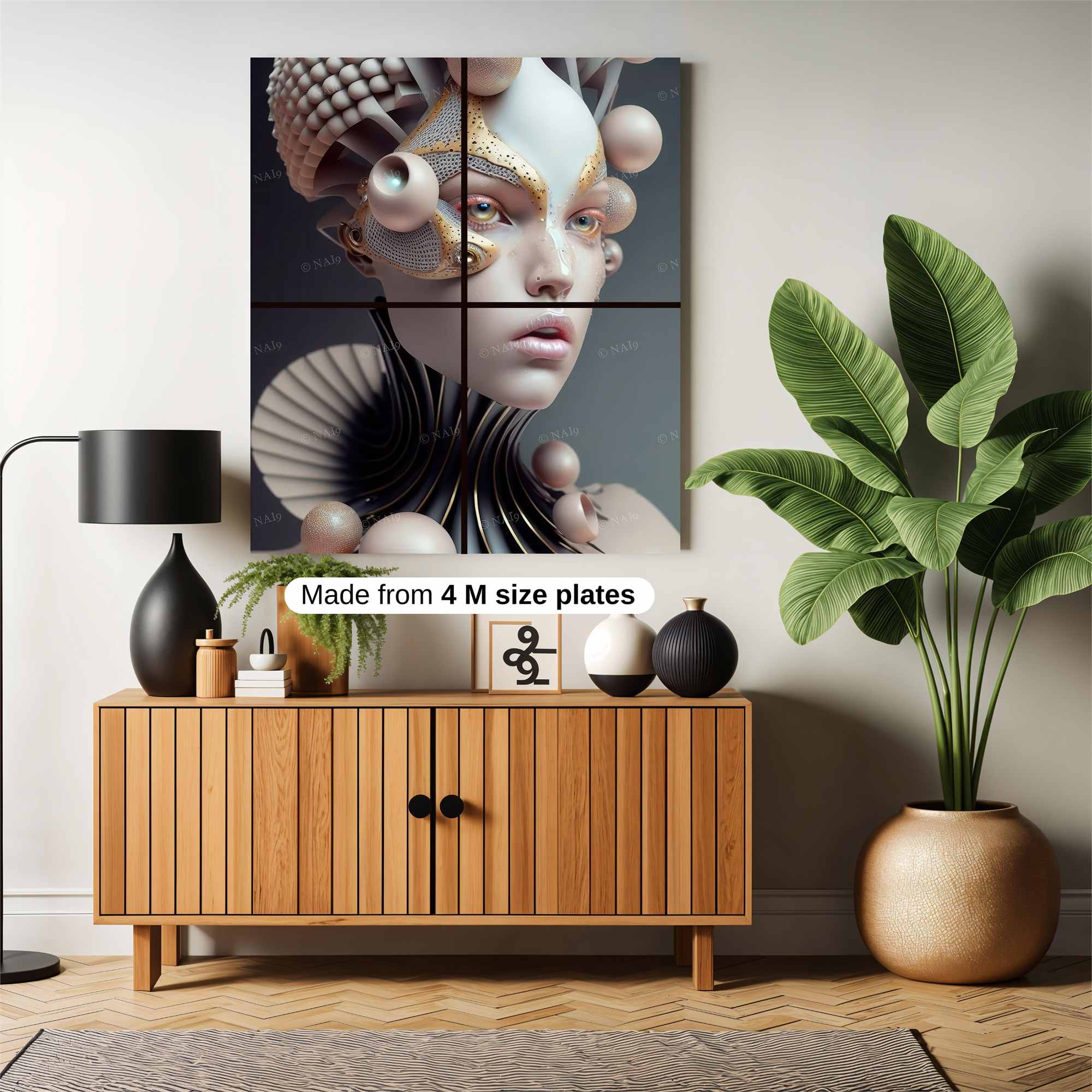 Waterfall Serenity Safe Wall Magnetic / M