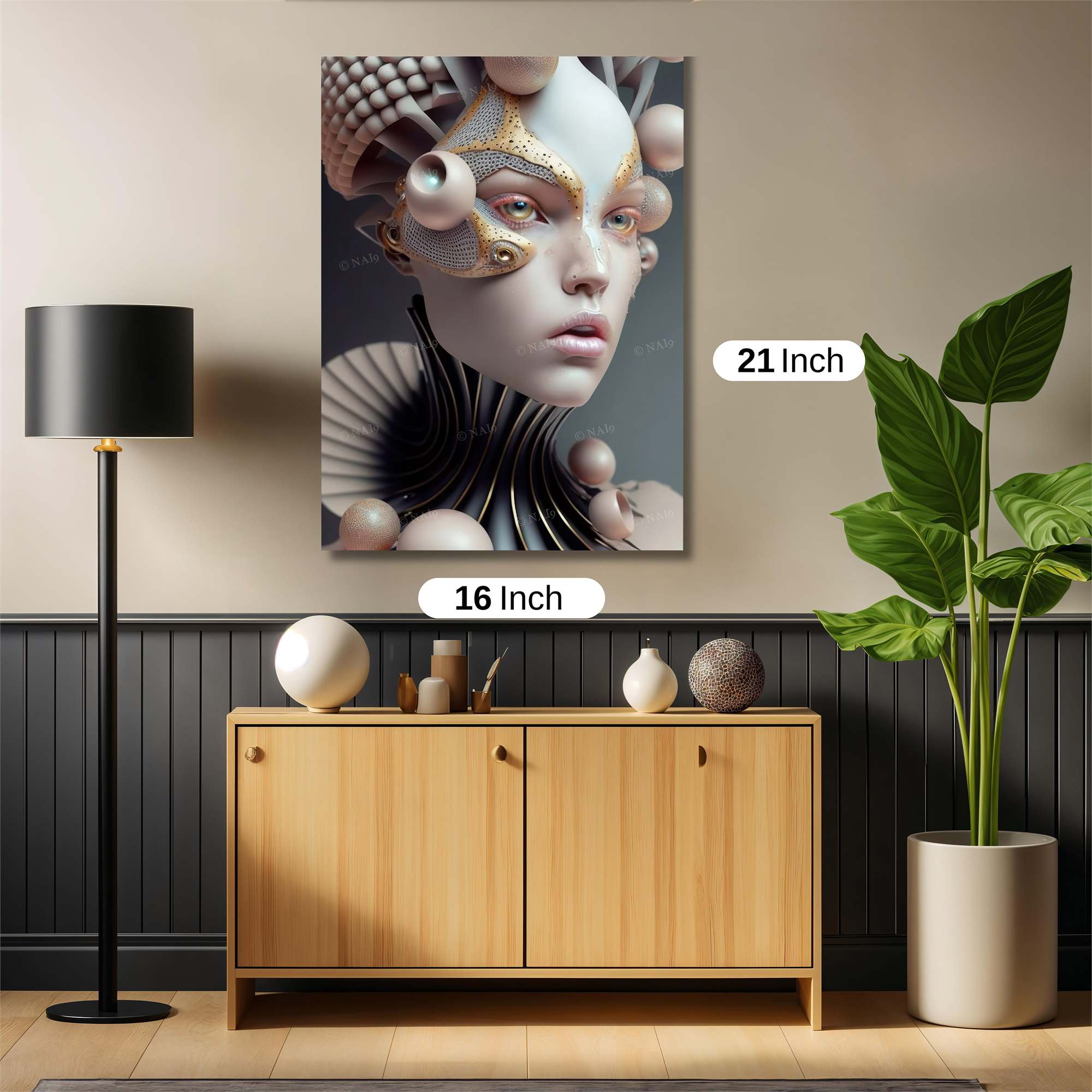 Waterfall Serenity Safe Wall Magnetic / M