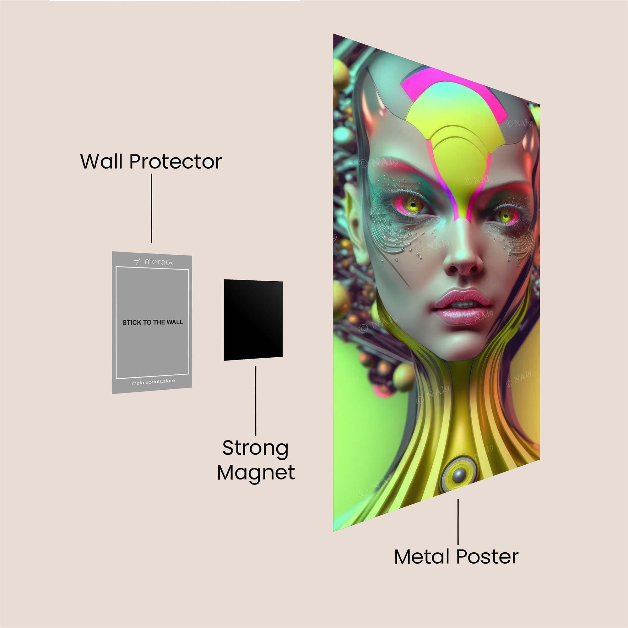 Cascade Serenity Safe Wall Magnetic / M