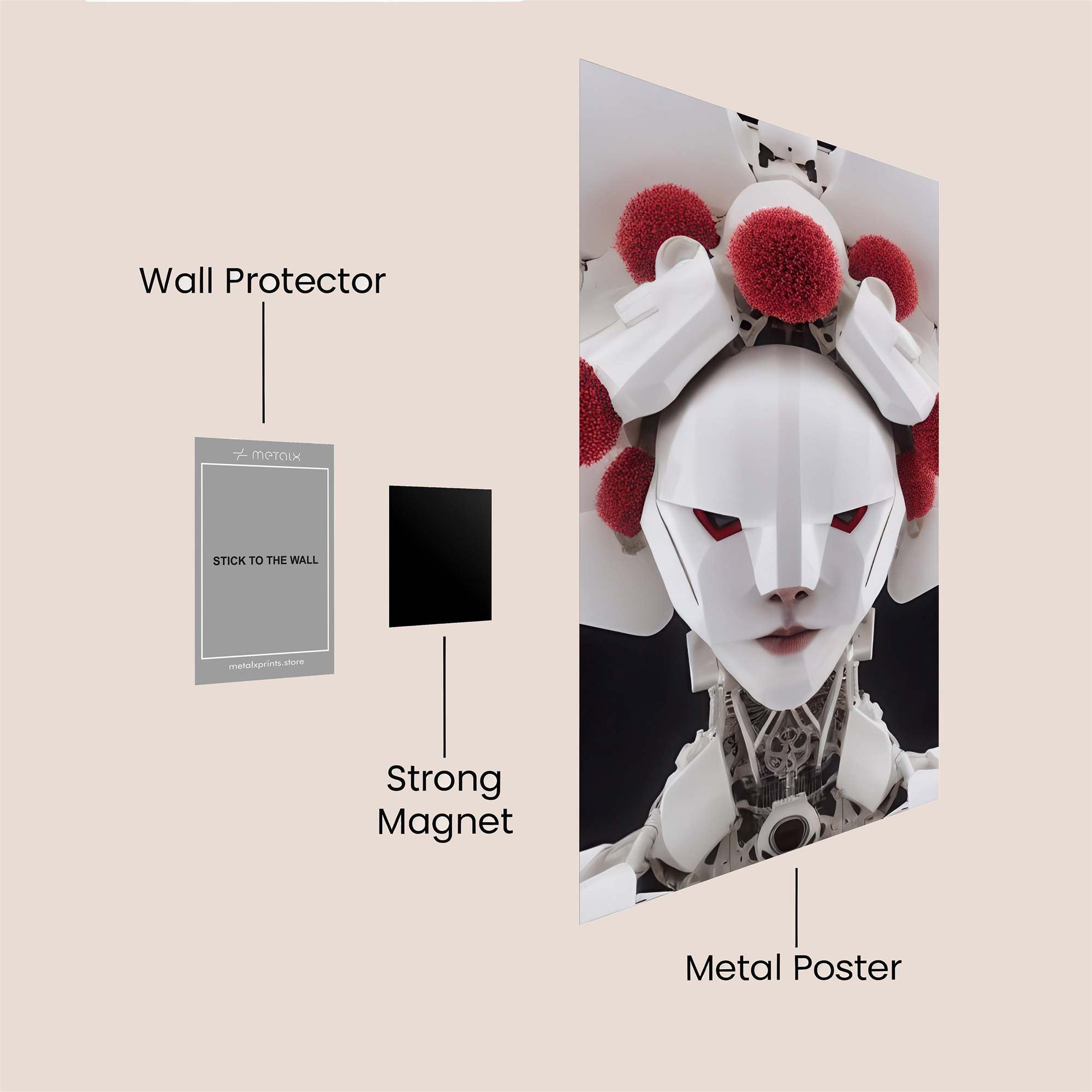 Stone Majesty Safe Wall Magnetic / M