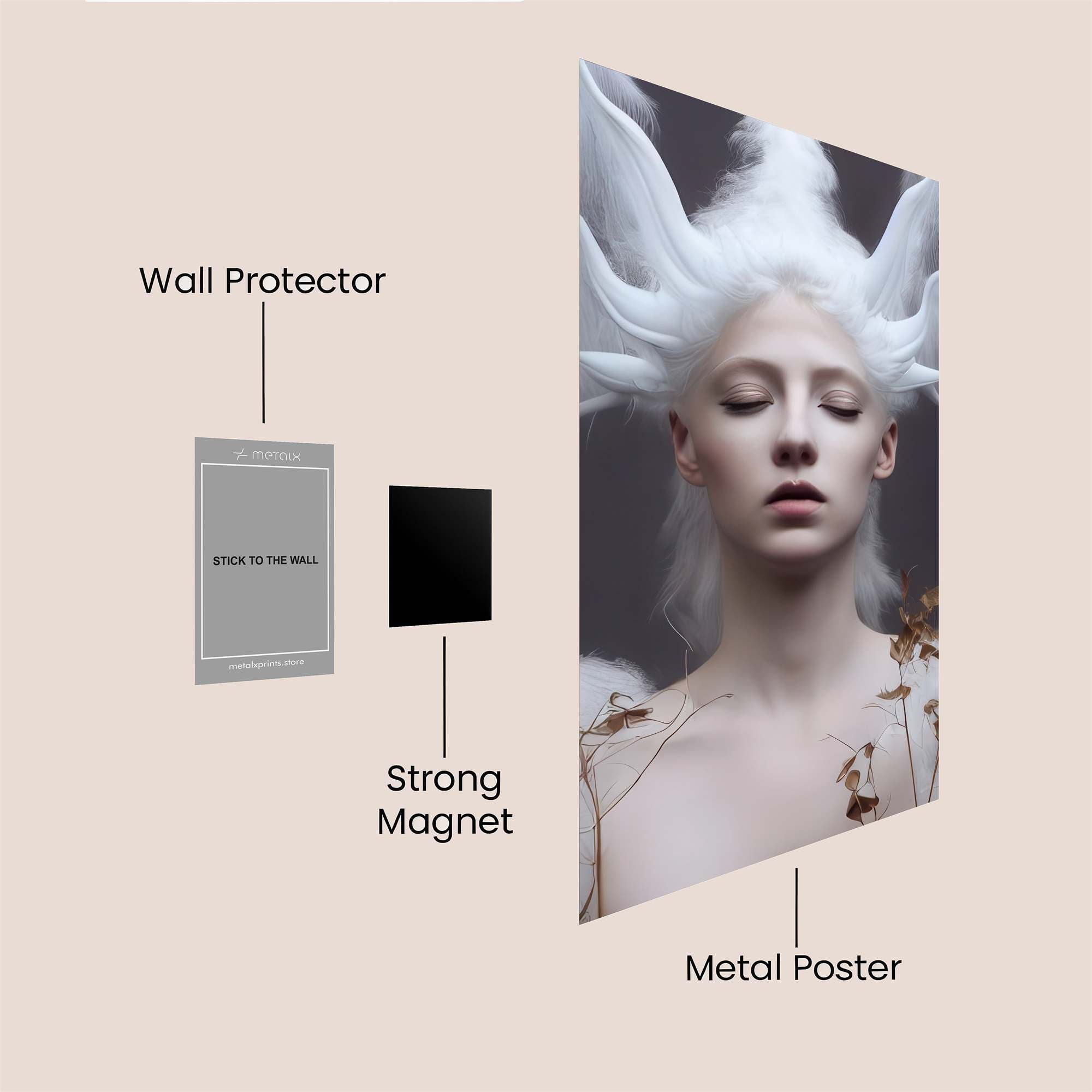 Lunar Serenity Safe Wall Magnetic / M