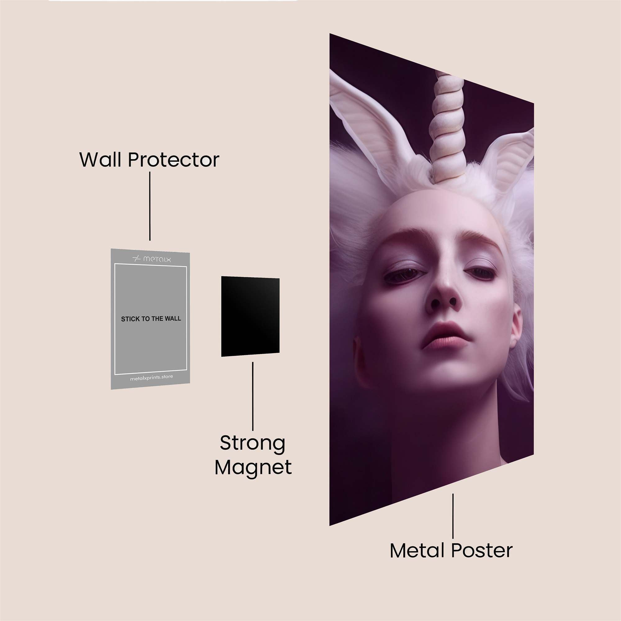 Fuji Serenity Safe Wall Magnetic / M