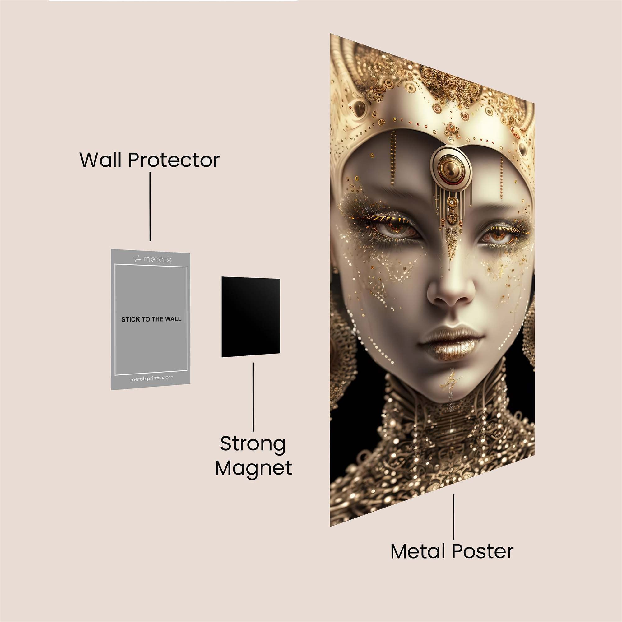 Sunset Serenity Safe Wall Magnetic / M