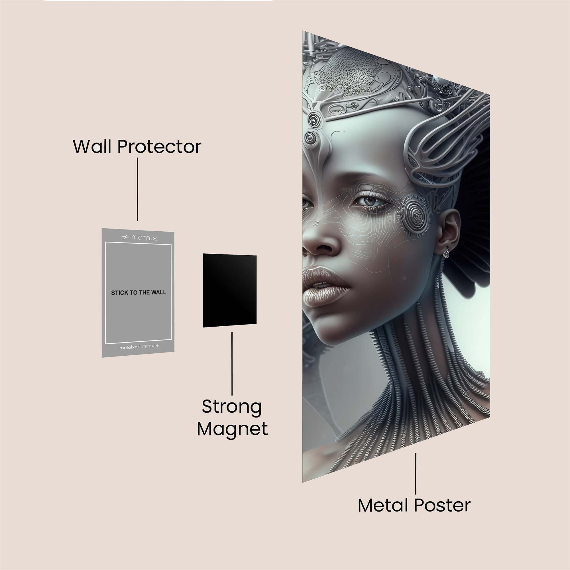 Butterfly Serenity Safe Wall Magnetic / M