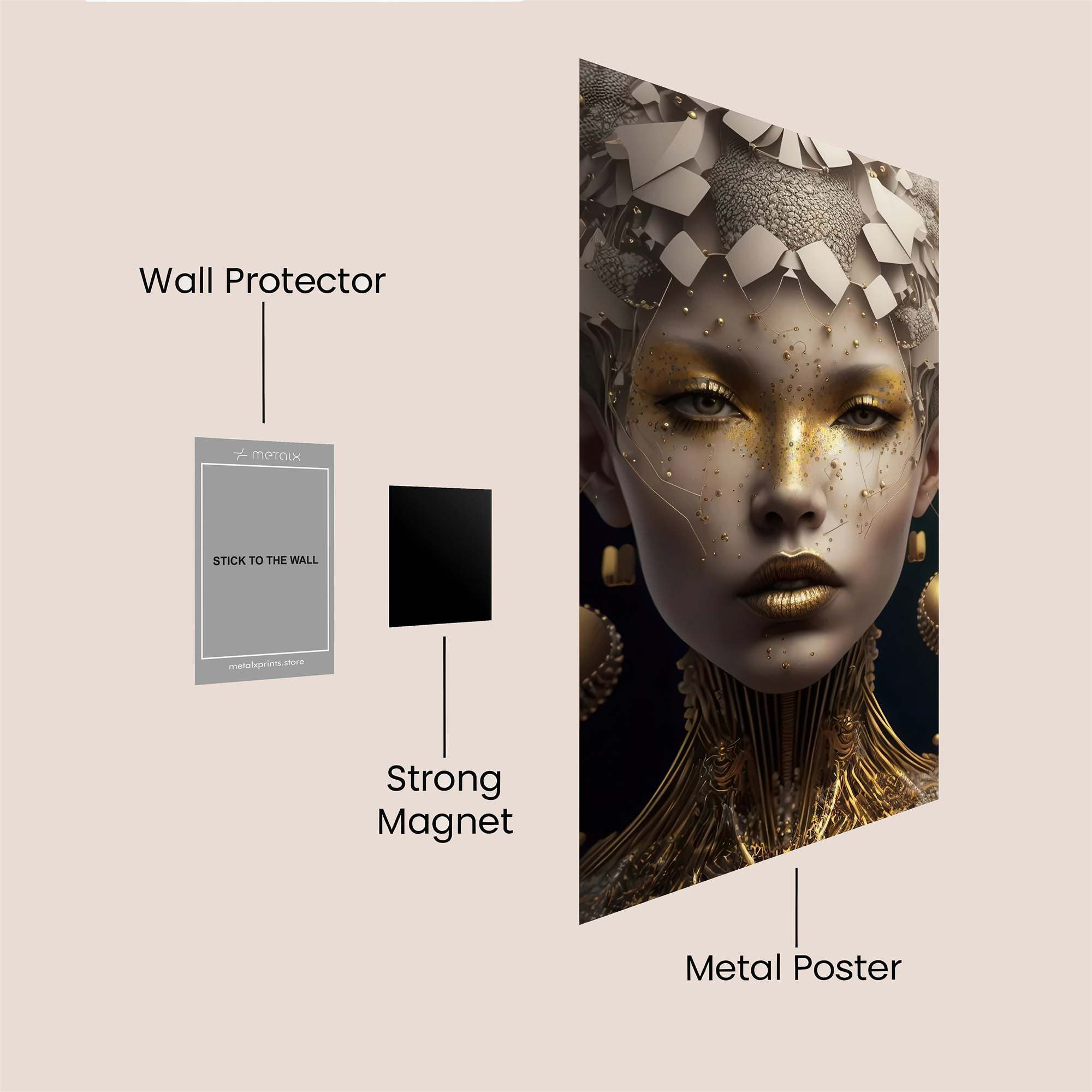 Island Serenity Safe Wall Magnetic / M