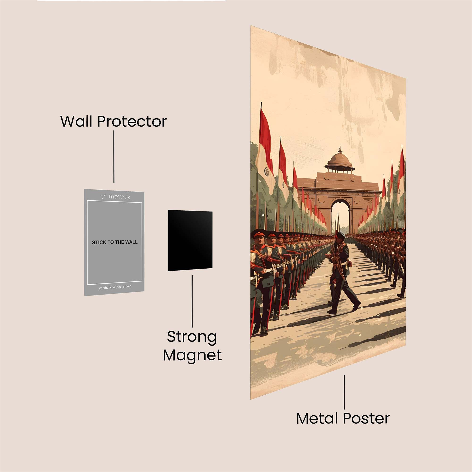 IndiaPride Safe Wall Magnetic / M