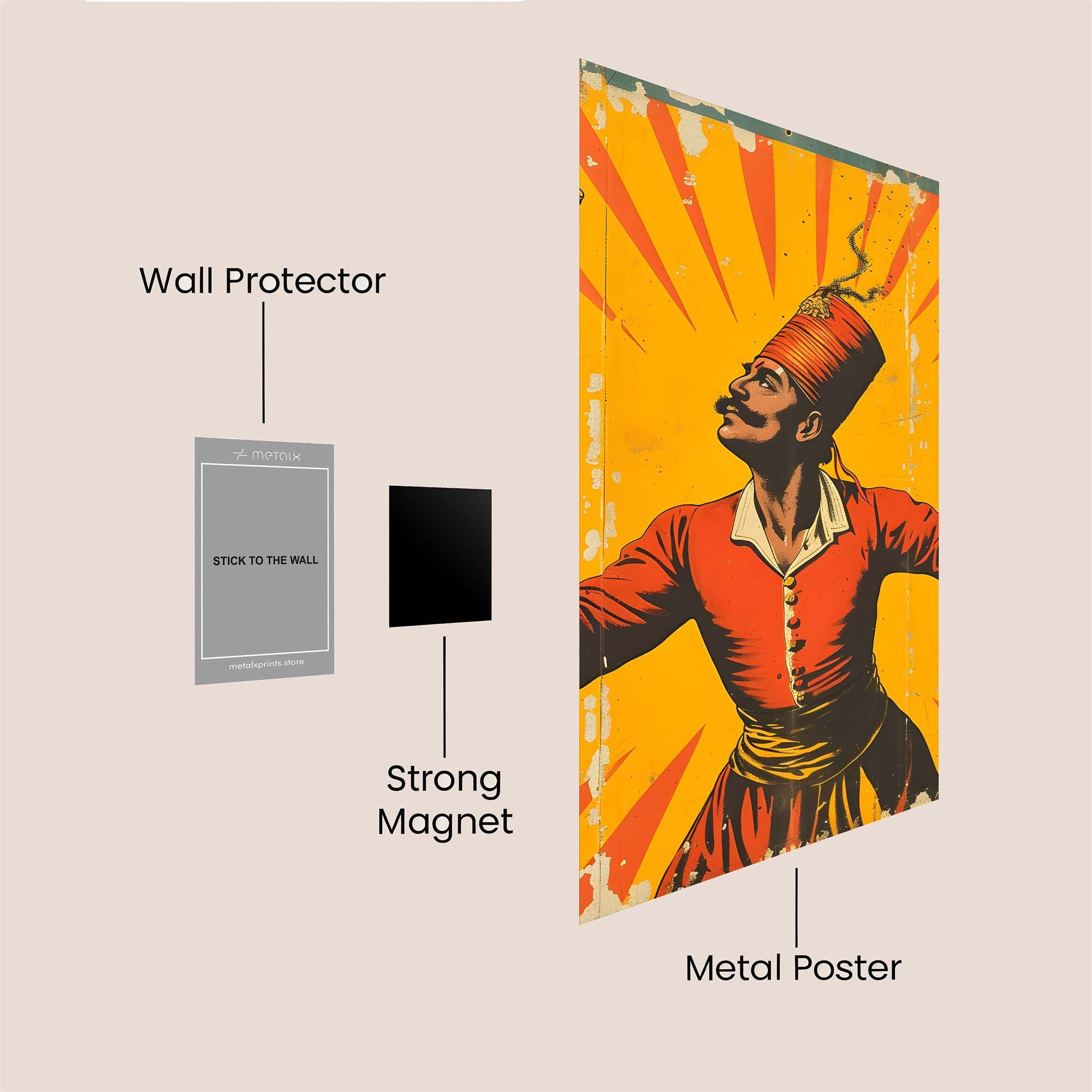 Mystic Juggler Safe Wall Magnetic / M