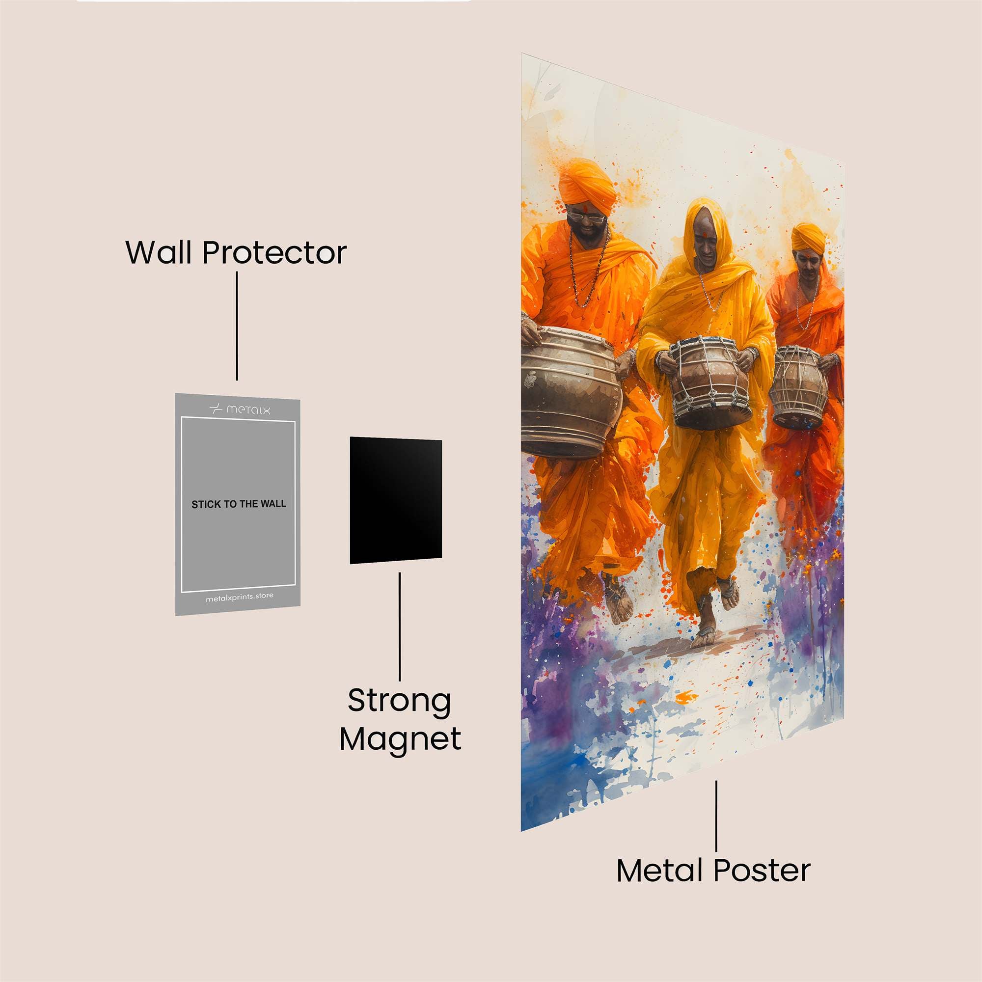 Drummers' Delight Safe Wall Magnetic / M