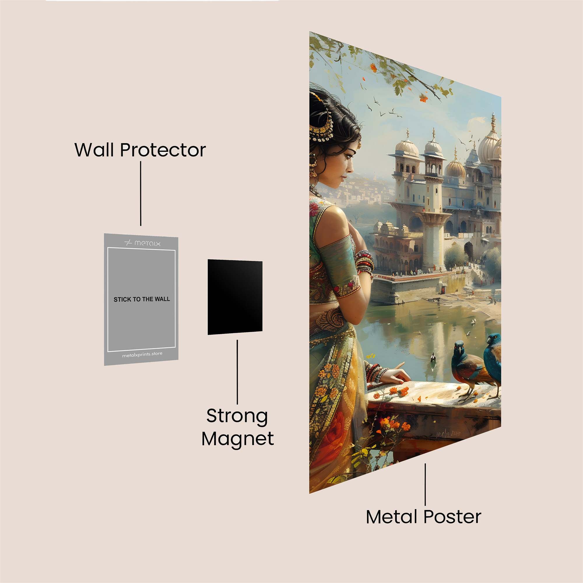 Meera Dreaming Safe Wall Magnetic / M