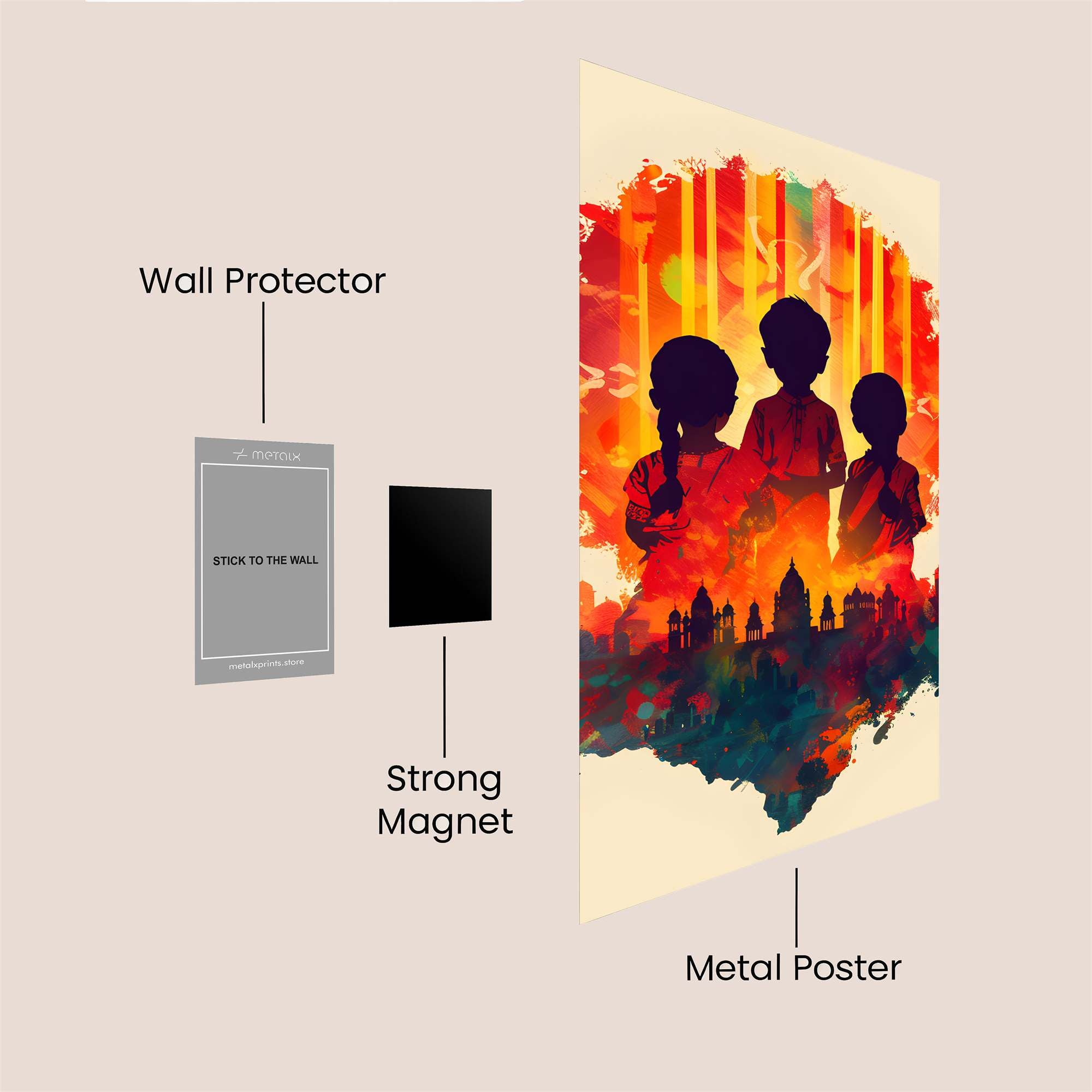 Children Radiant Safe Wall Magnetic / M