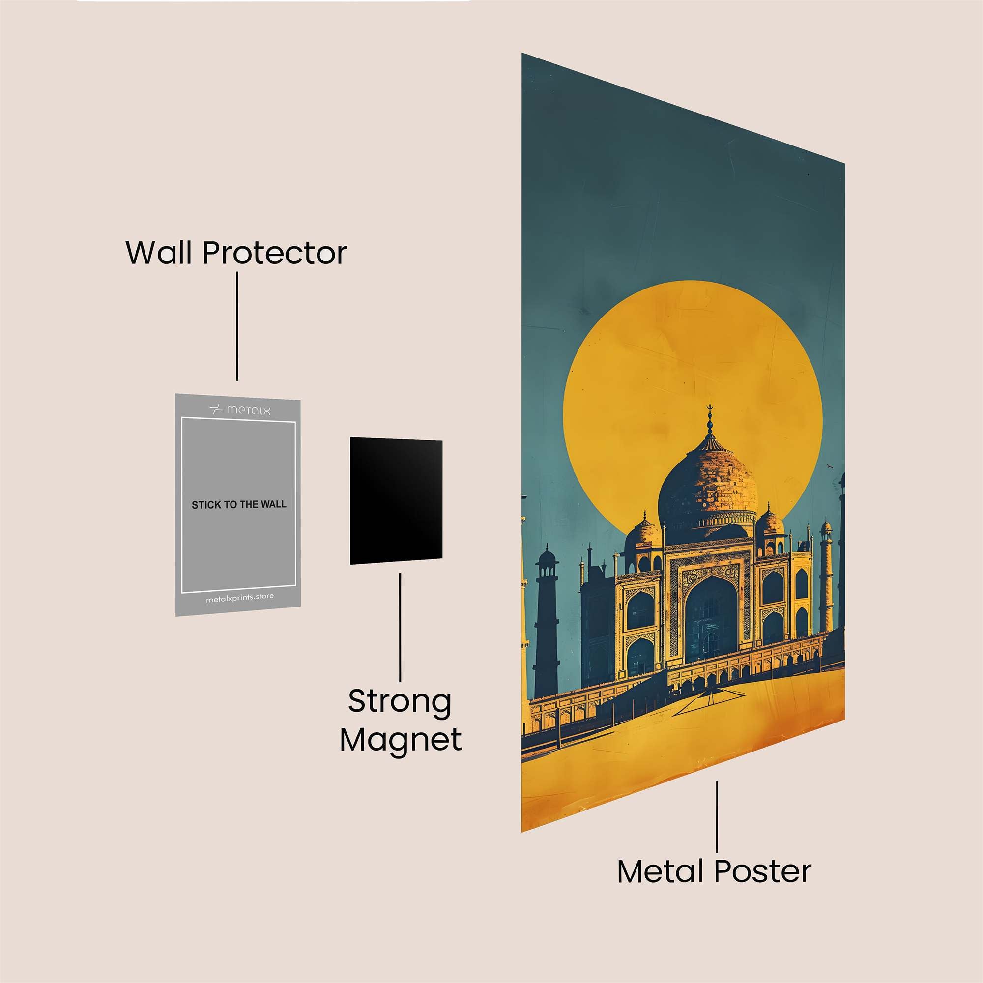 Taj Tranquil Safe Wall Magnetic / M
