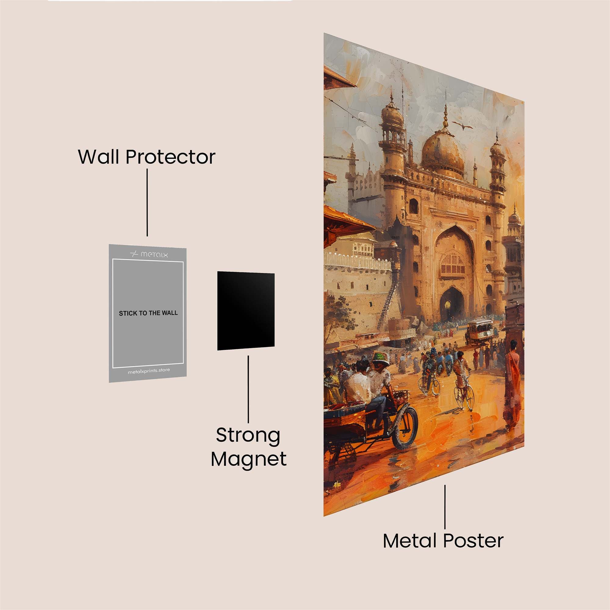 Mecca Serene Safe Wall Magnetic / M