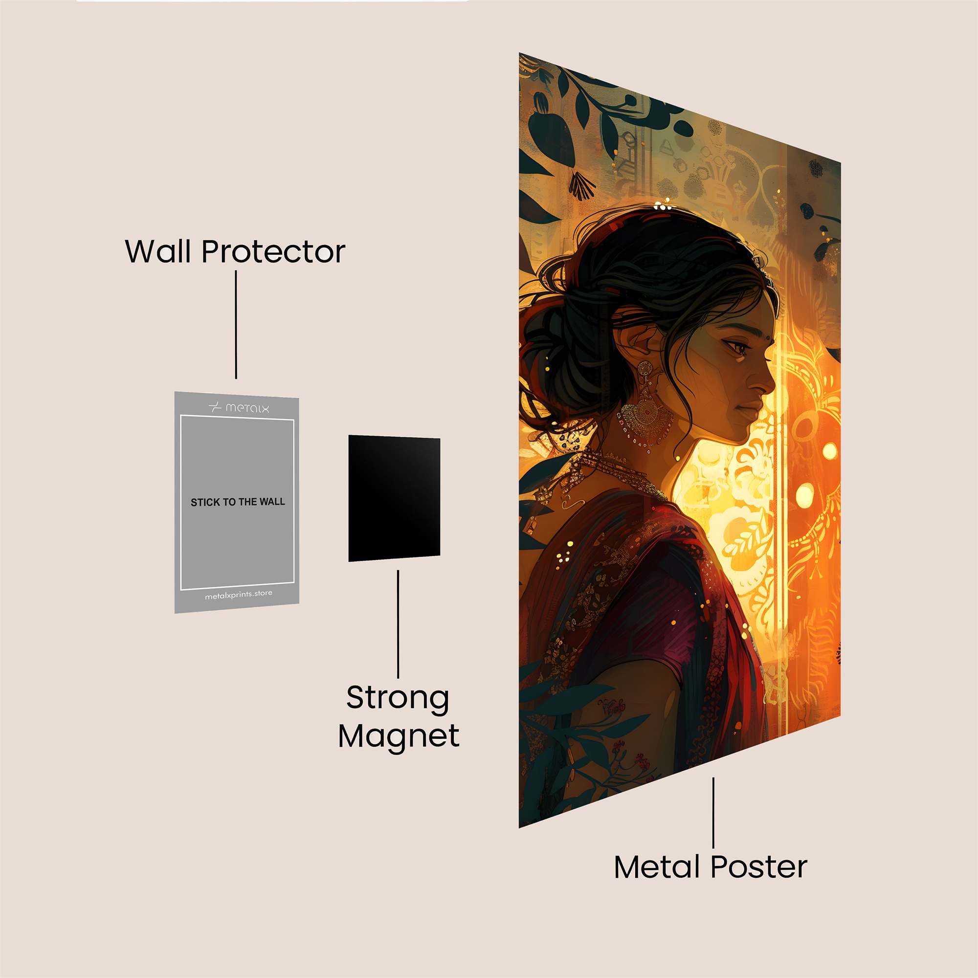 Serenity's Veil Safe Wall Magnetic / M