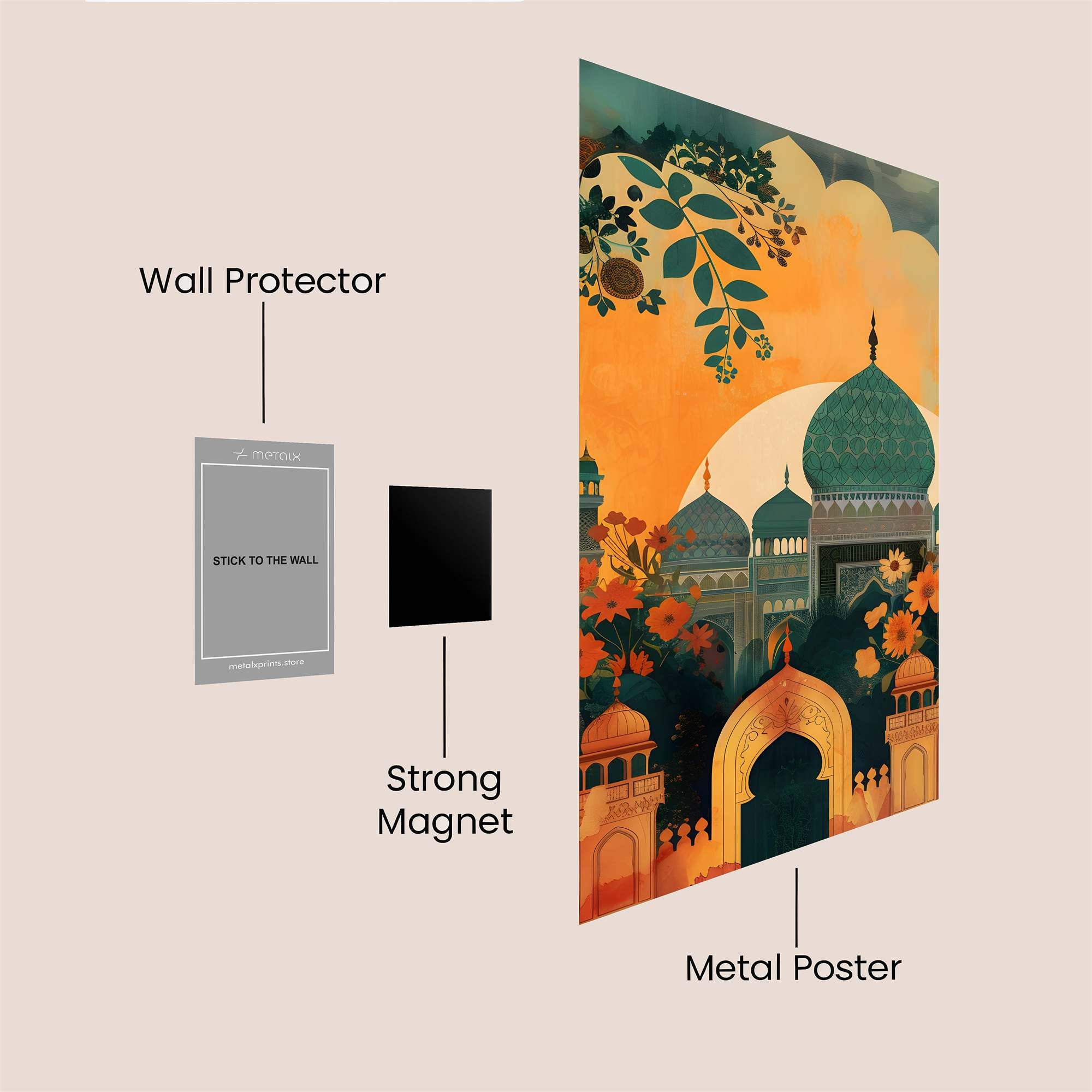 Taj Majestic Safe Wall Magnetic / M