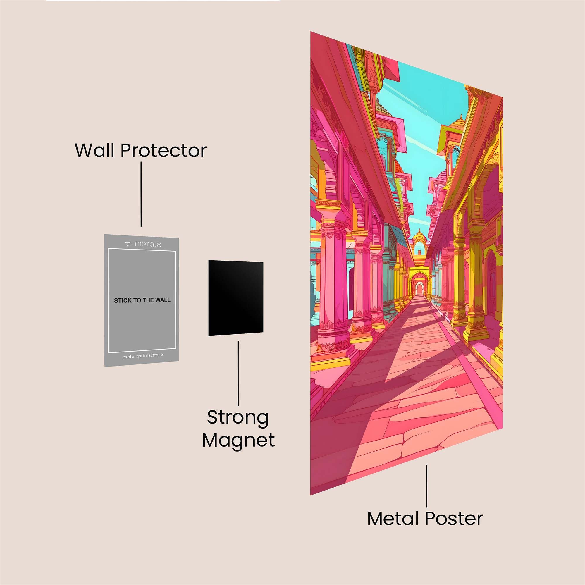 Temple Radiance Safe Wall Magnetic / M