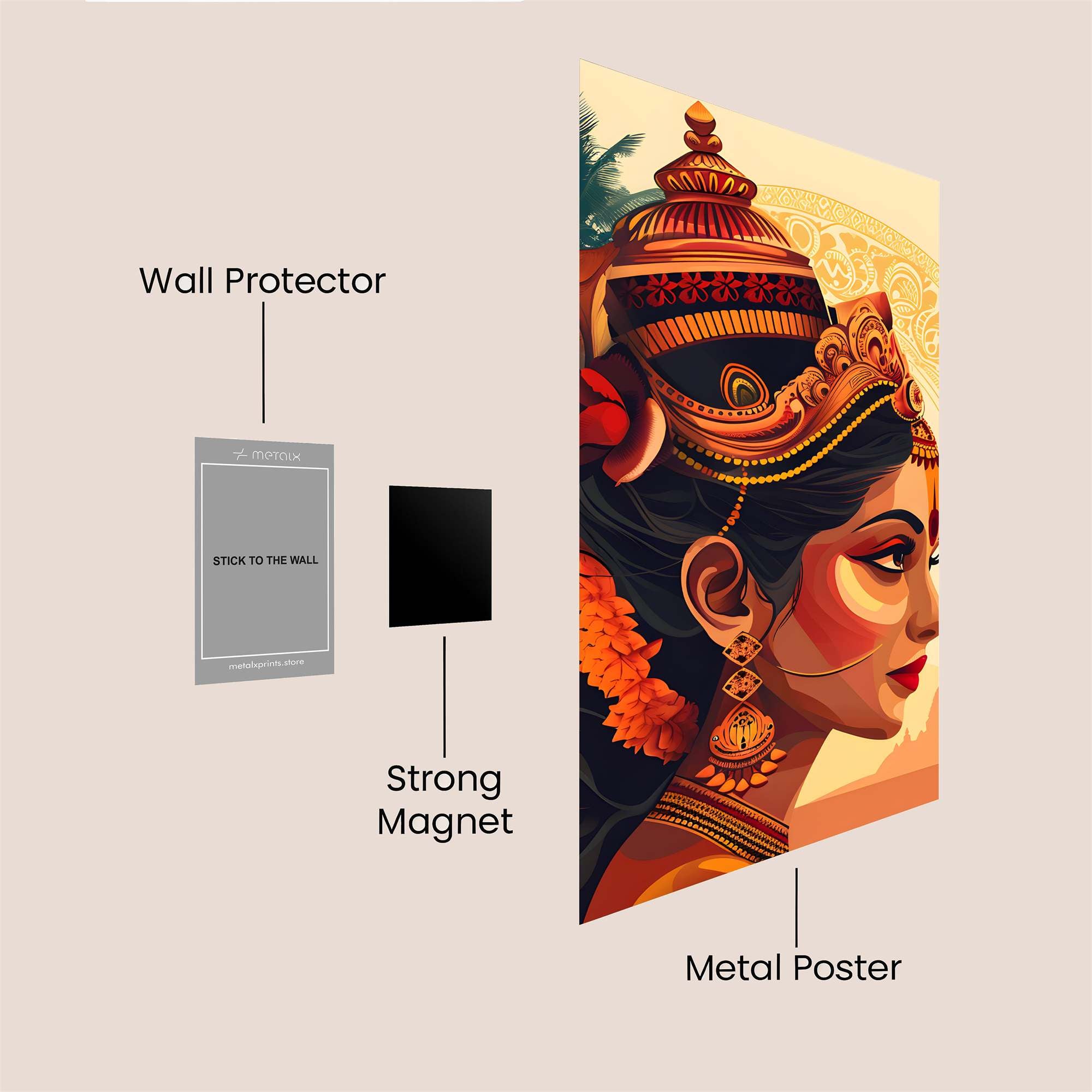 Parvati Serene Safe Wall Magnetic / M