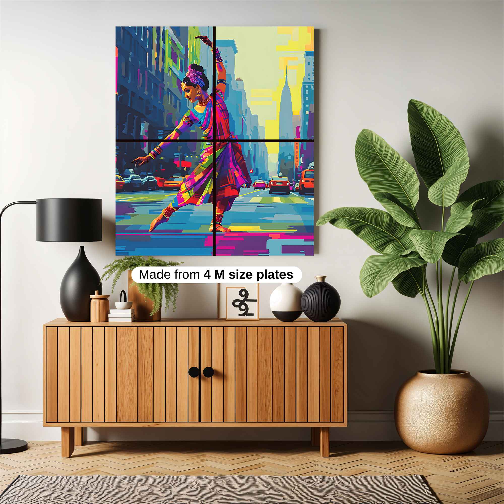 Bharatanatyam Bliss Safe Wall Magnetic / M