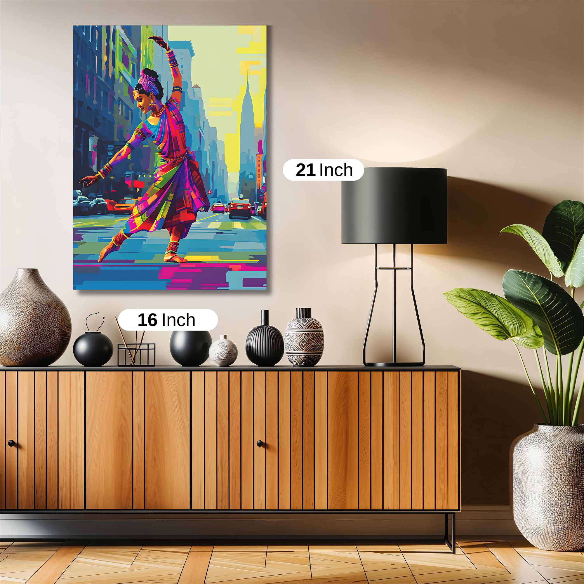Bharatanatyam Bliss Safe Wall Magnetic / M