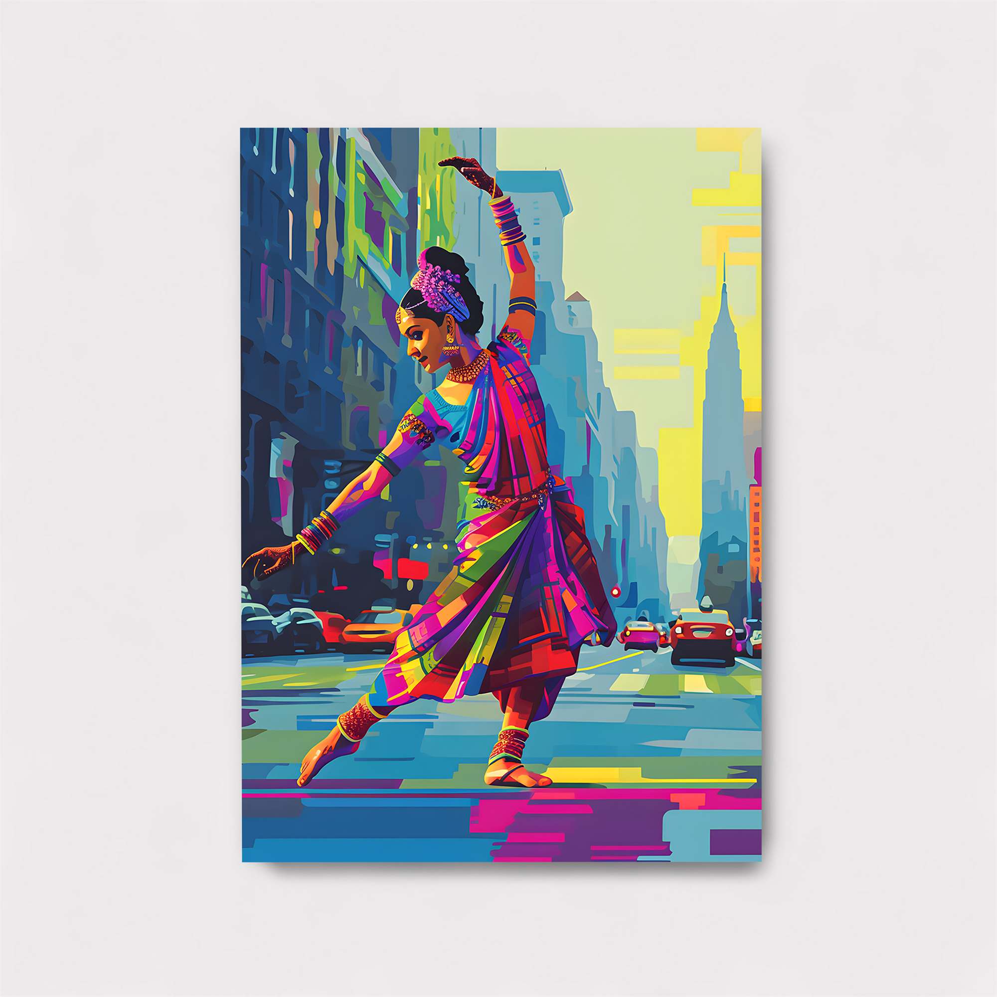 Bharatanatyam Bliss Safe Wall Magnetic / M