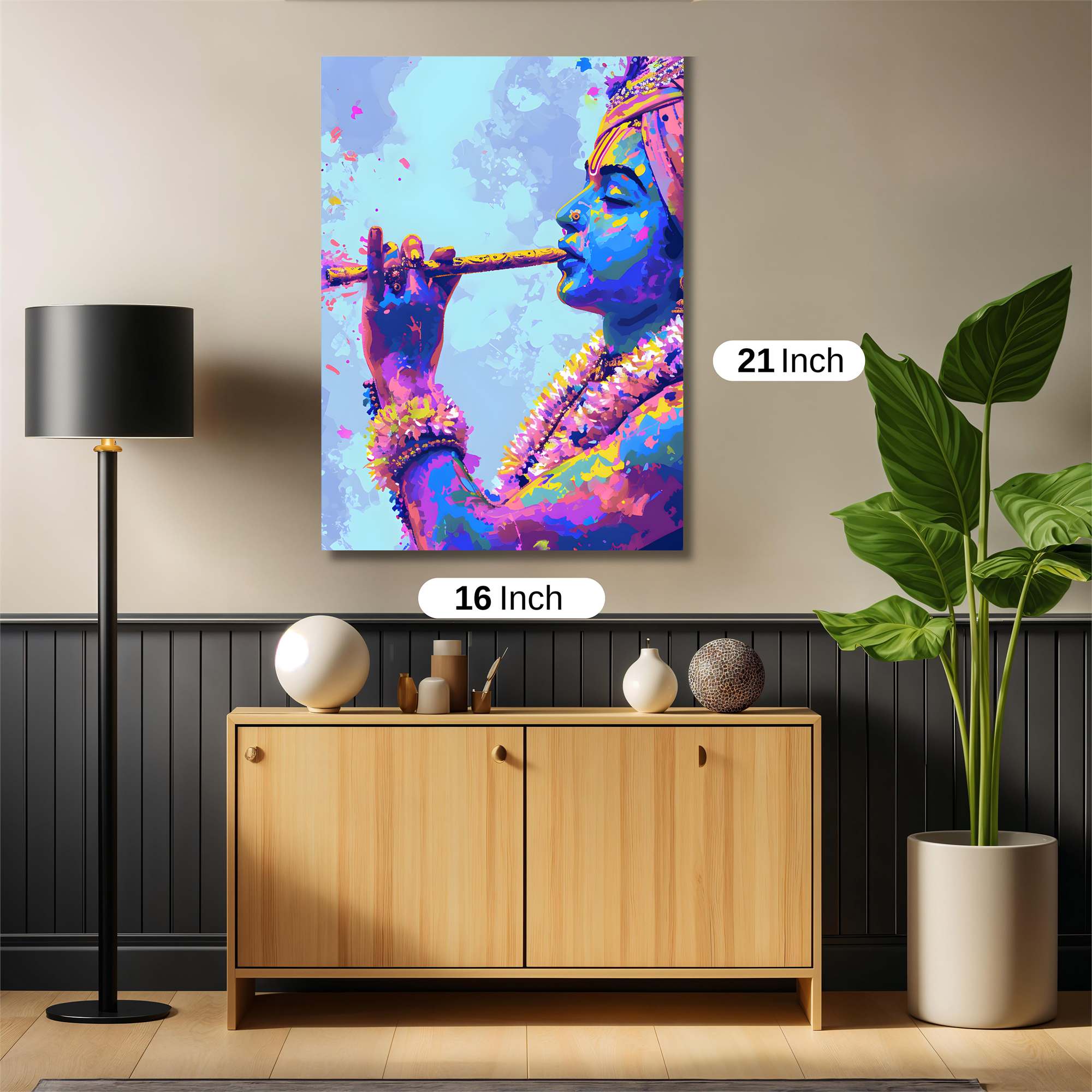 Krishna Vibrant Safe Wall Magnetic / M
