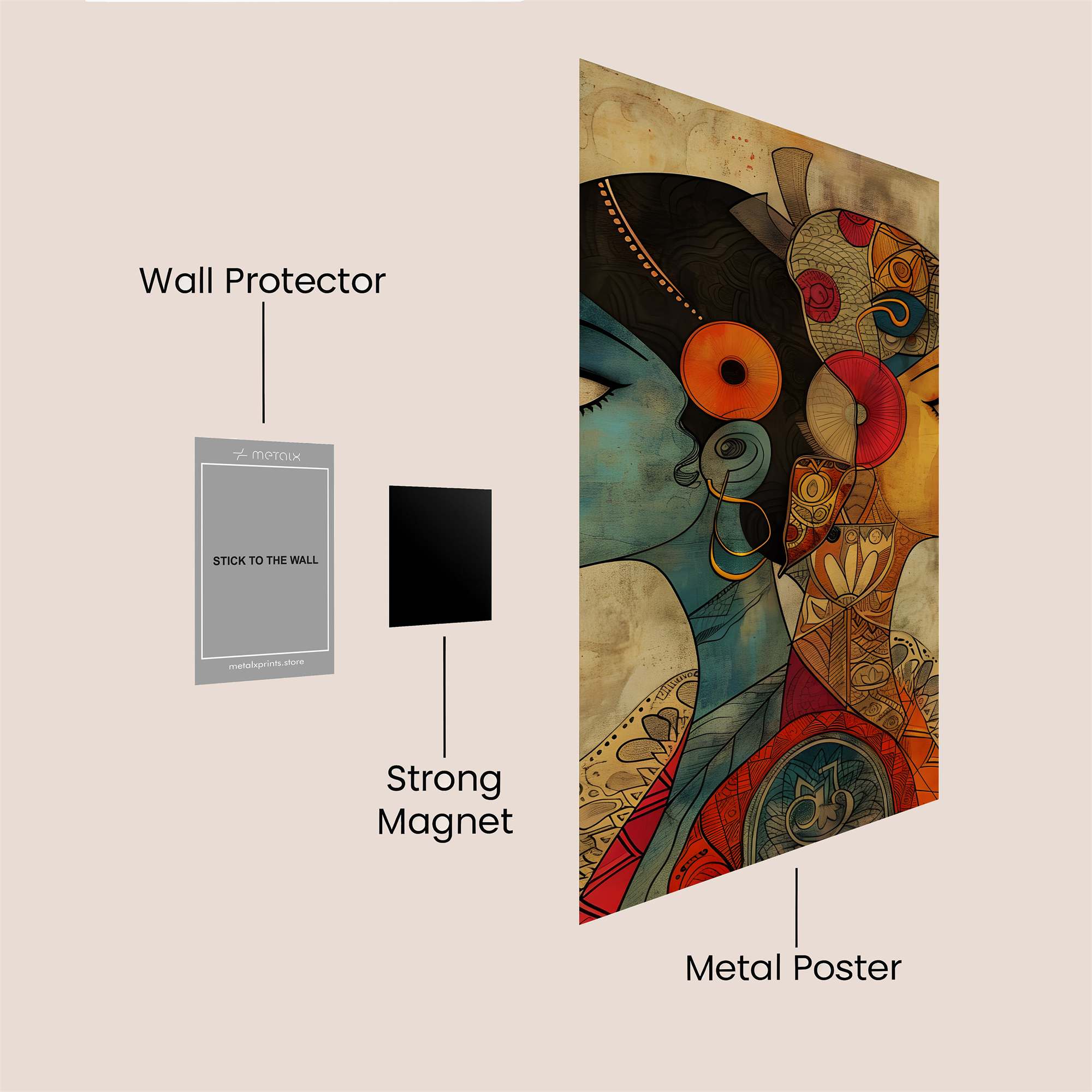 RadhaMystic Safe Wall Magnetic / M