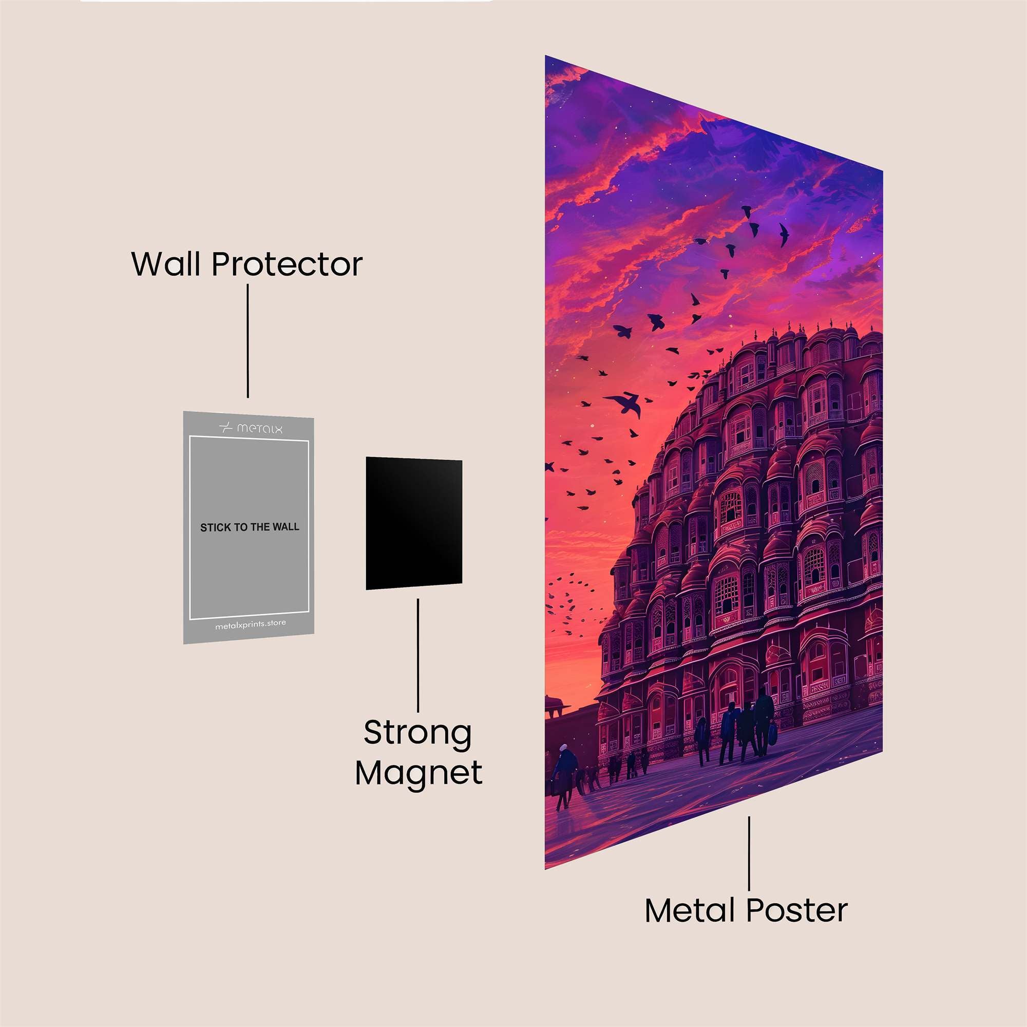 HawaMahal Dream Safe Wall Magnetic / M
