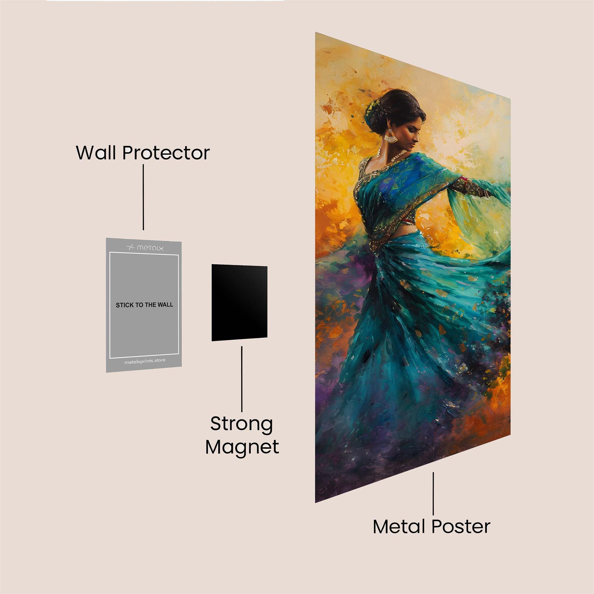 Dancer's Grace Safe Wall Magnetic / M