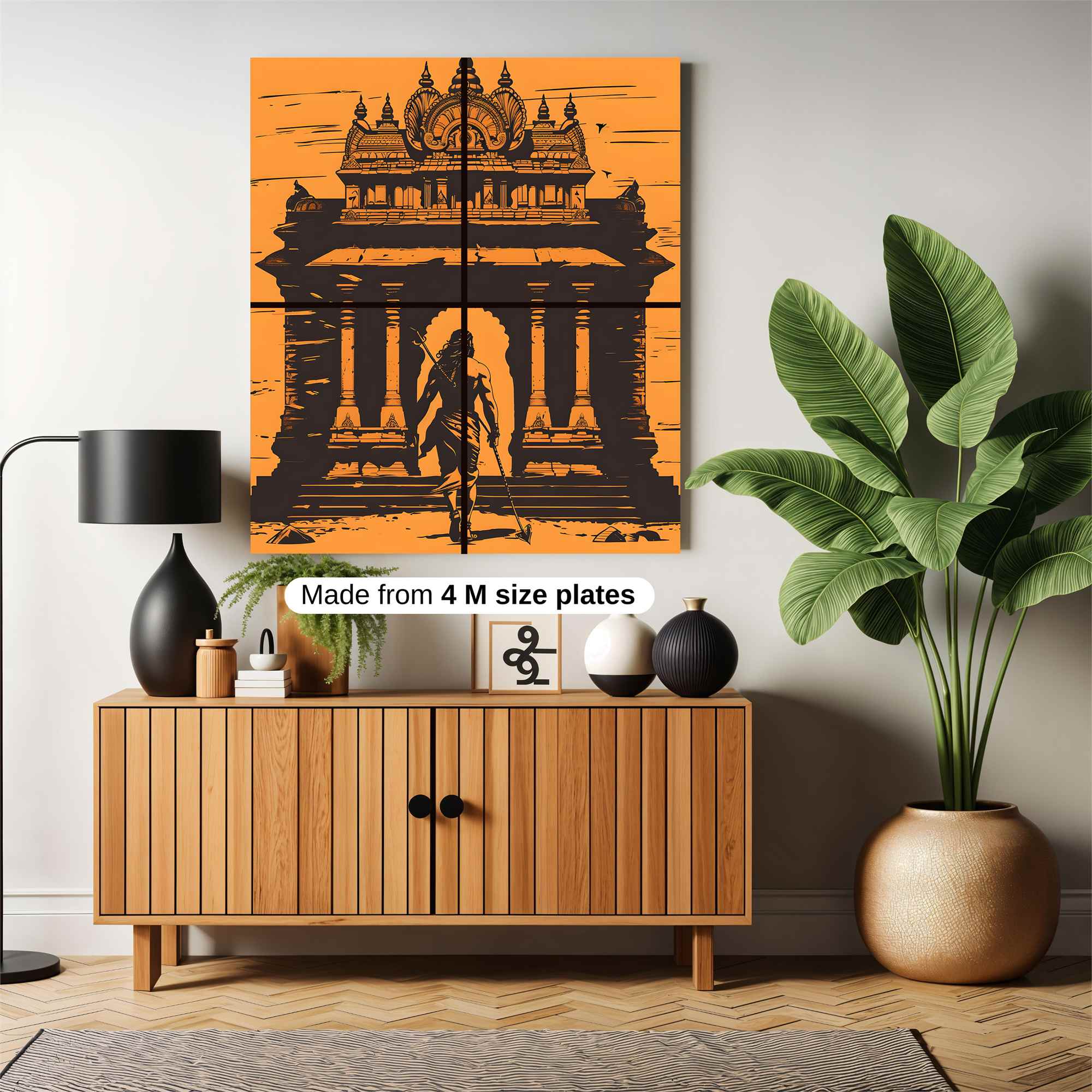 Ramayana Reverence Safe Wall Magnetic / M