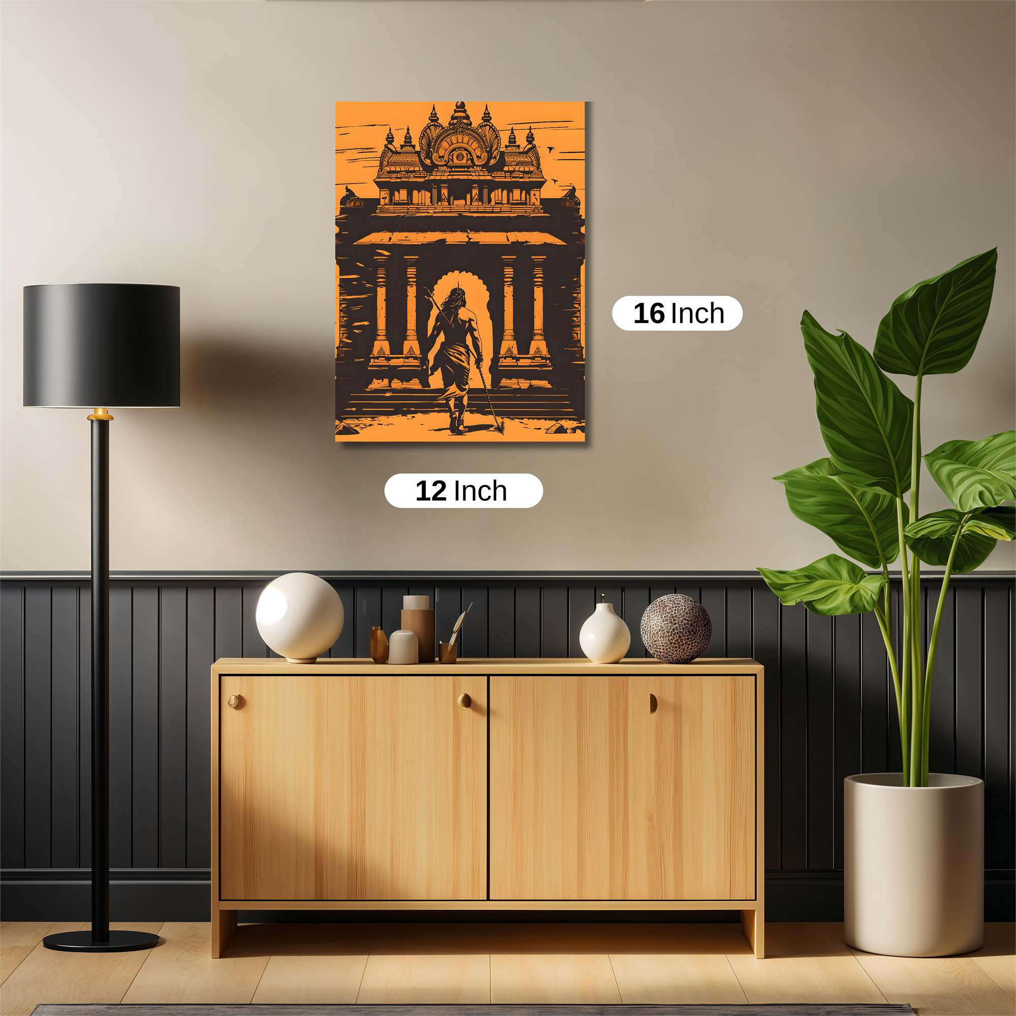 Ramayana Reverence Safe Wall Magnetic / M