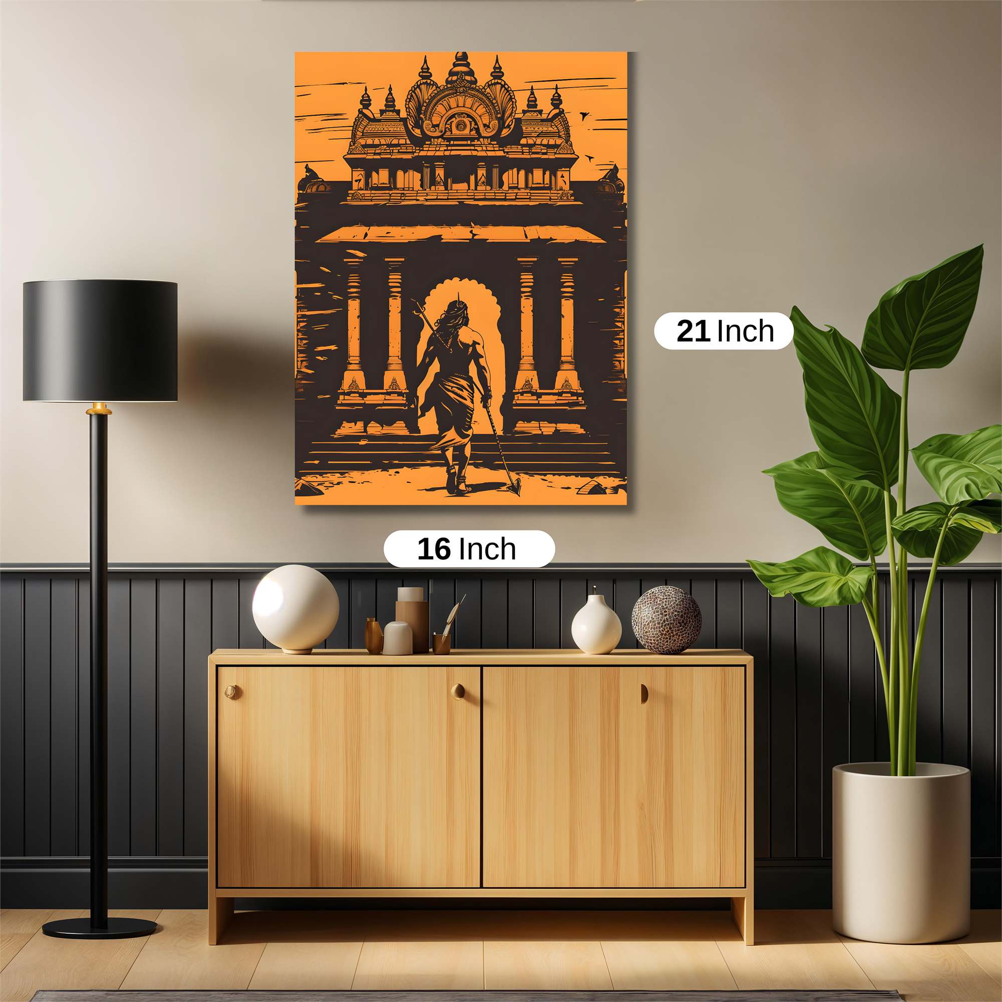 Ramayana Reverence Safe Wall Magnetic / M