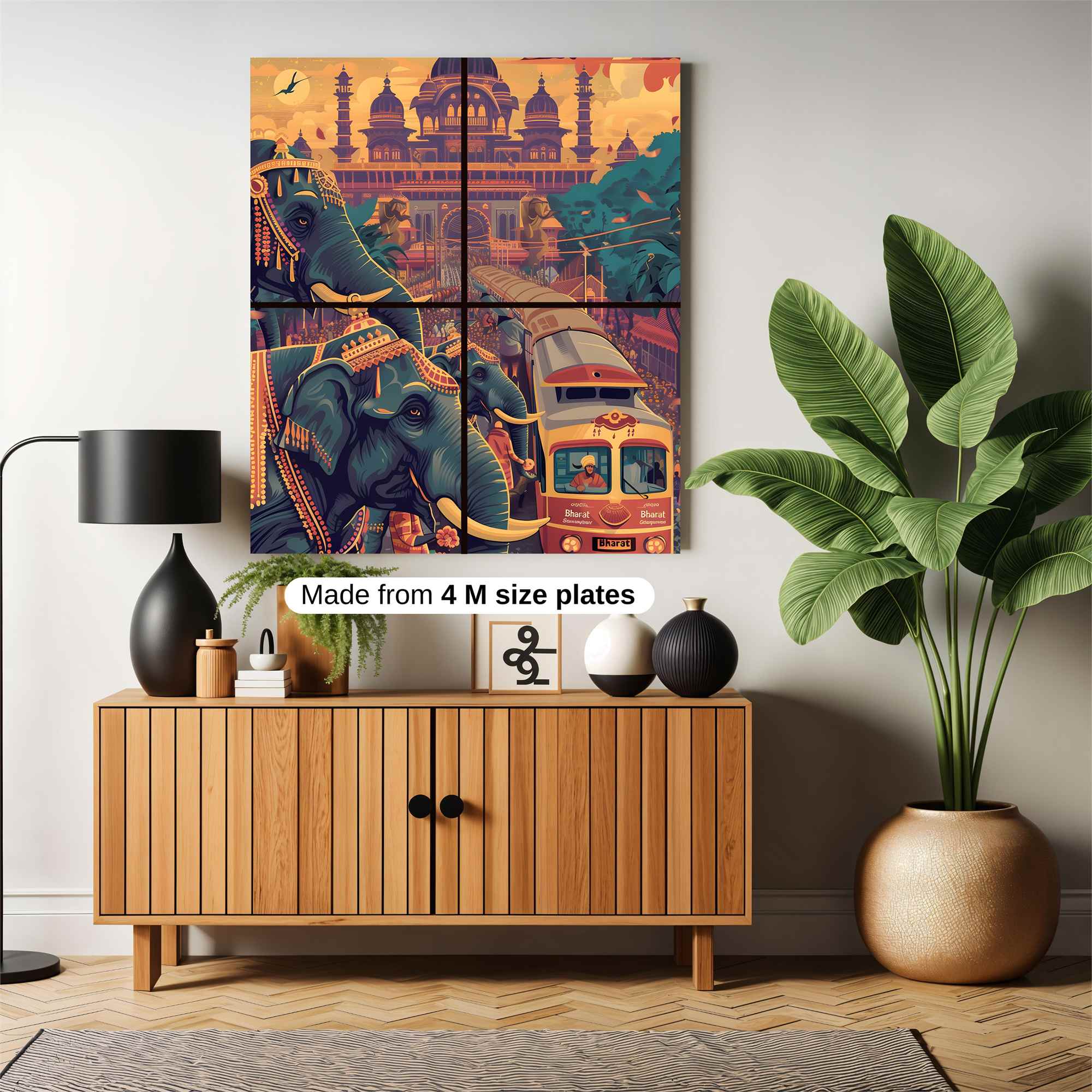 Elephantine Extravaganza Safe Wall Magnetic / M