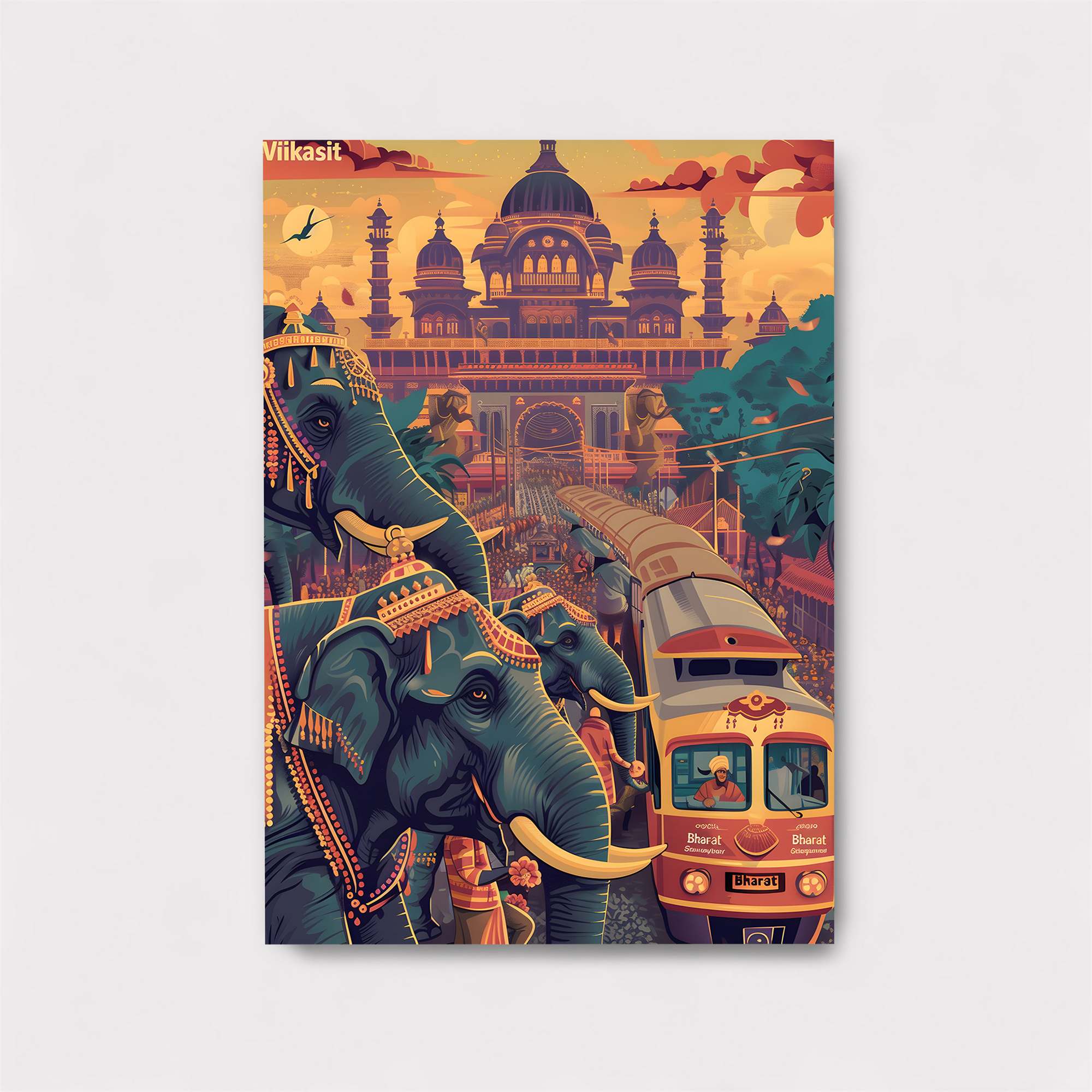 Elephantine Extravaganza Safe Wall Magnetic / M