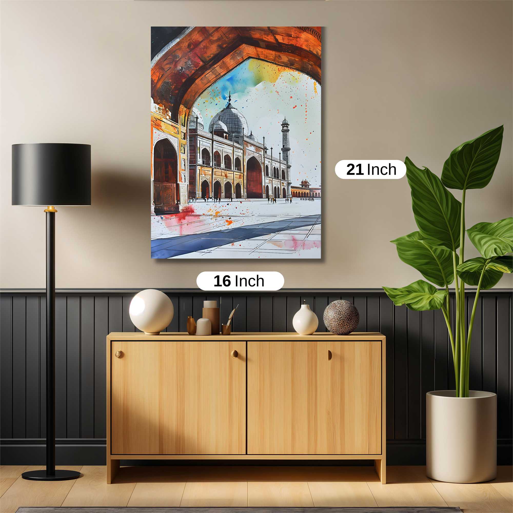 Jama Masjid Vibrant Safe Wall Magnetic / M