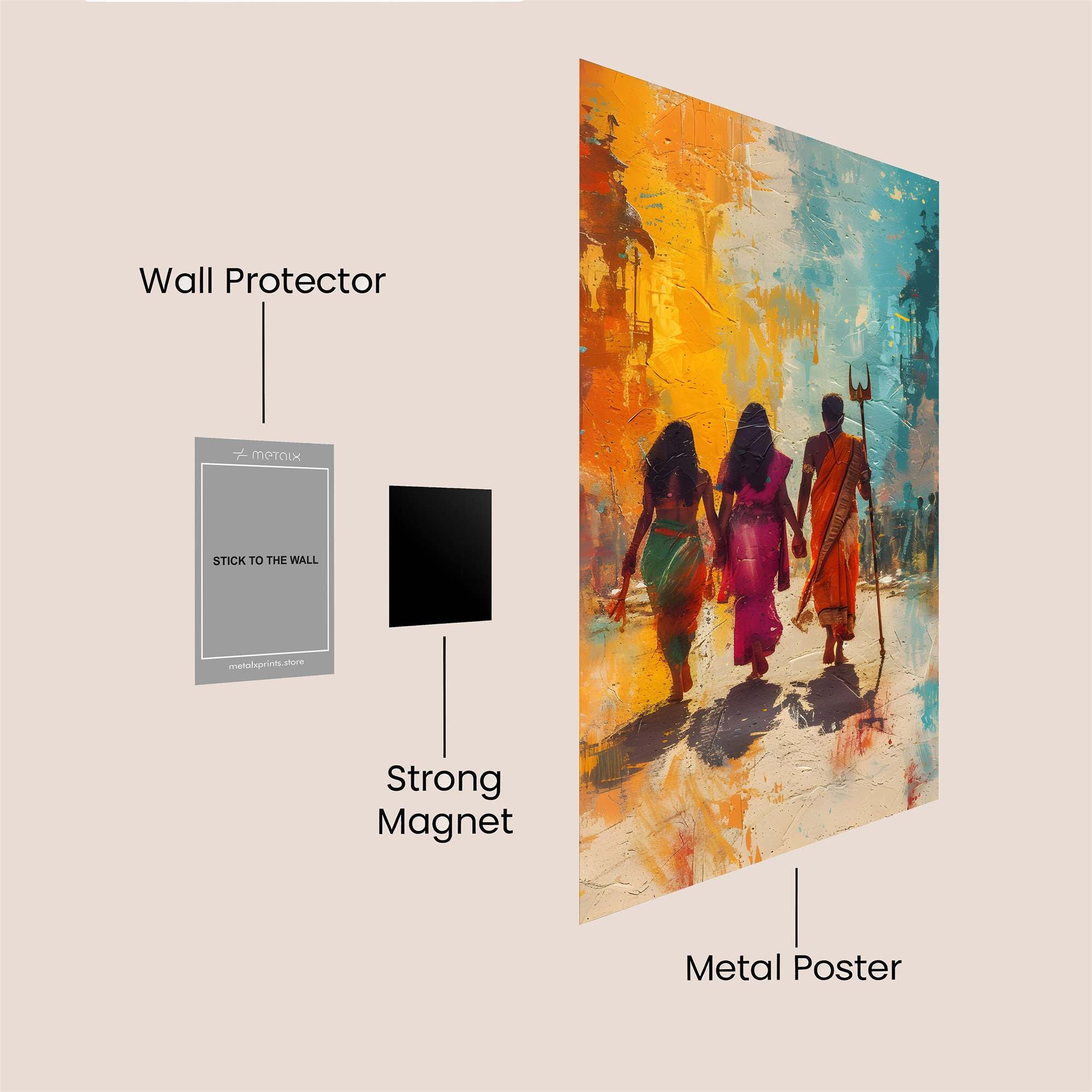 Shiva's Serenity Safe Wall Magnetic / M