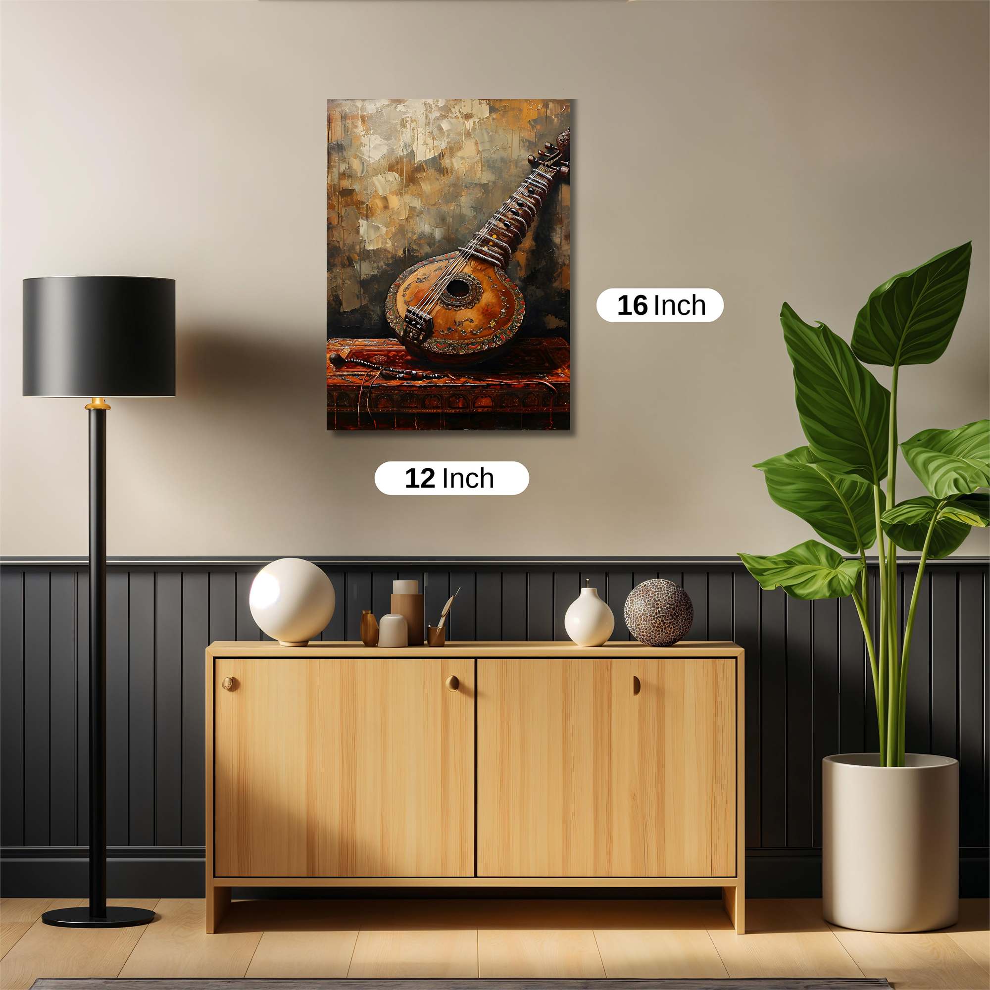 Sitar Serenity Safe Wall Magnetic / M